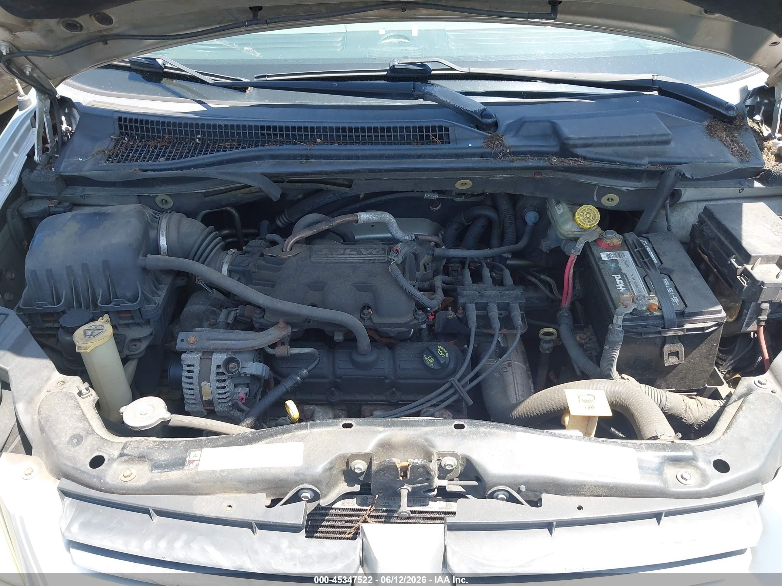 2008 Dodge Grand Caravan Se Silver vin: 2D8HN44H98R603527