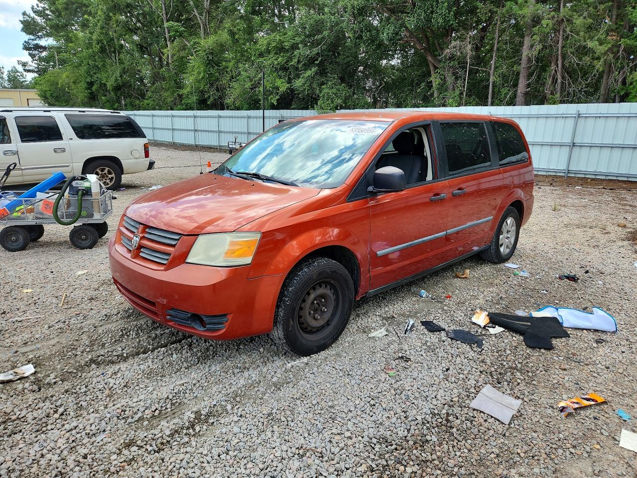 2008 Dodge Grand Caravan Se Orange vin: 2D8HN44H98R780837