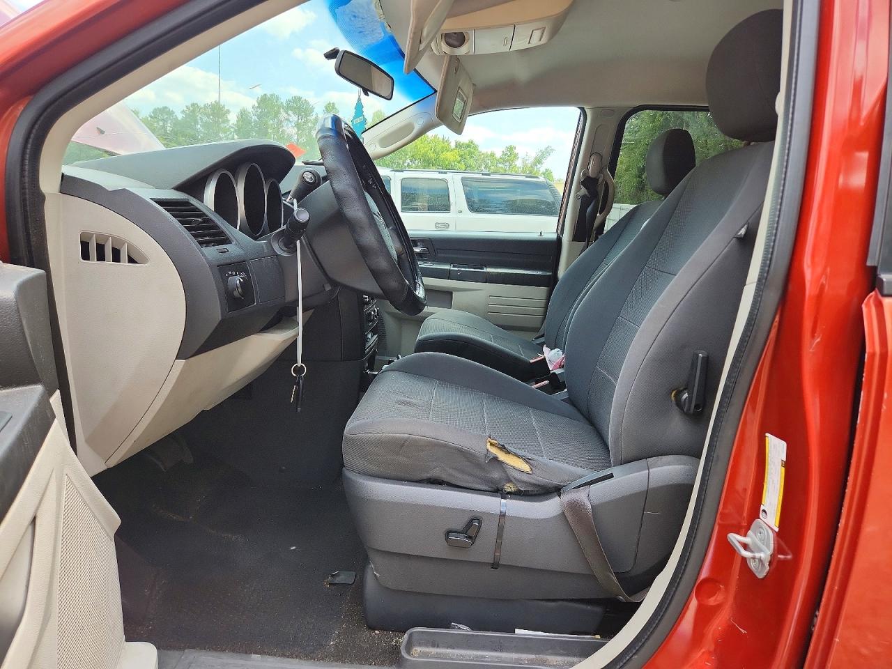 2008 Dodge Grand Caravan Se Orange vin: 2D8HN44H98R780837