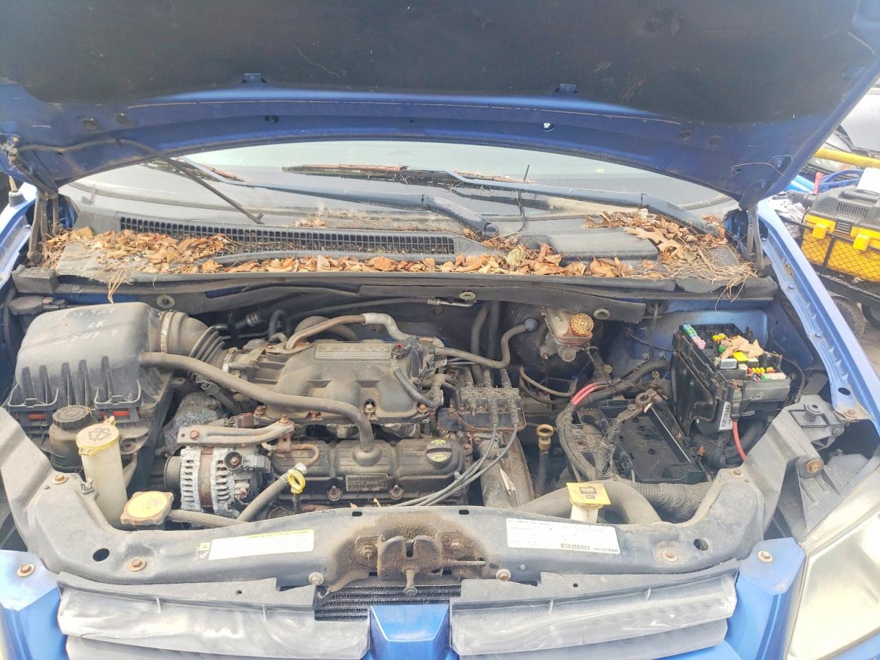 2008 Dodge Grand Caravan Se Blue vin: 2D8HN44HX8R614083