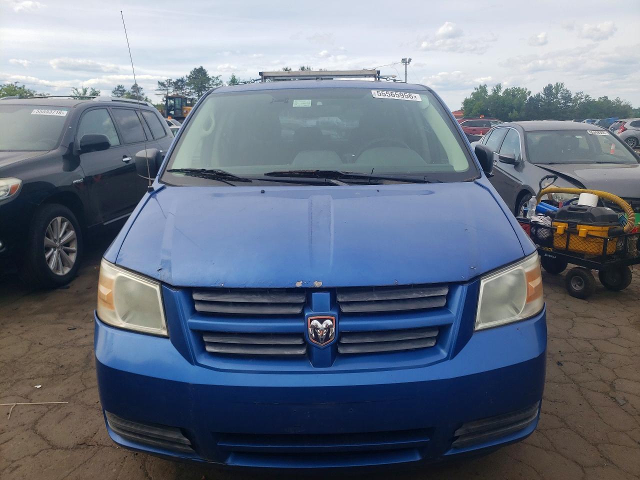 2008 Dodge Grand Caravan Se Blue vin: 2D8HN44HX8R614083