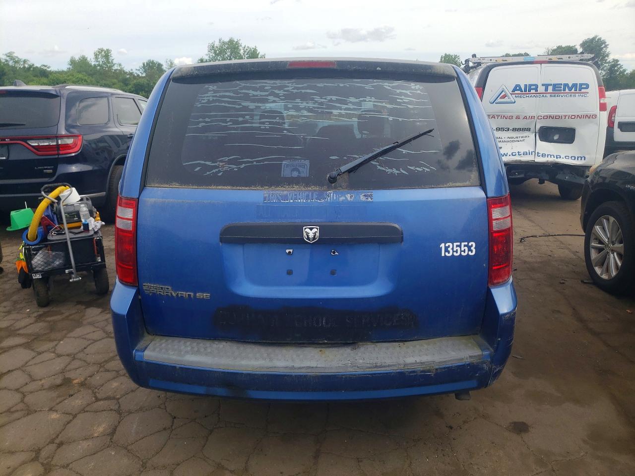 2008 Dodge Grand Caravan Se Blue vin: 2D8HN44HX8R614083