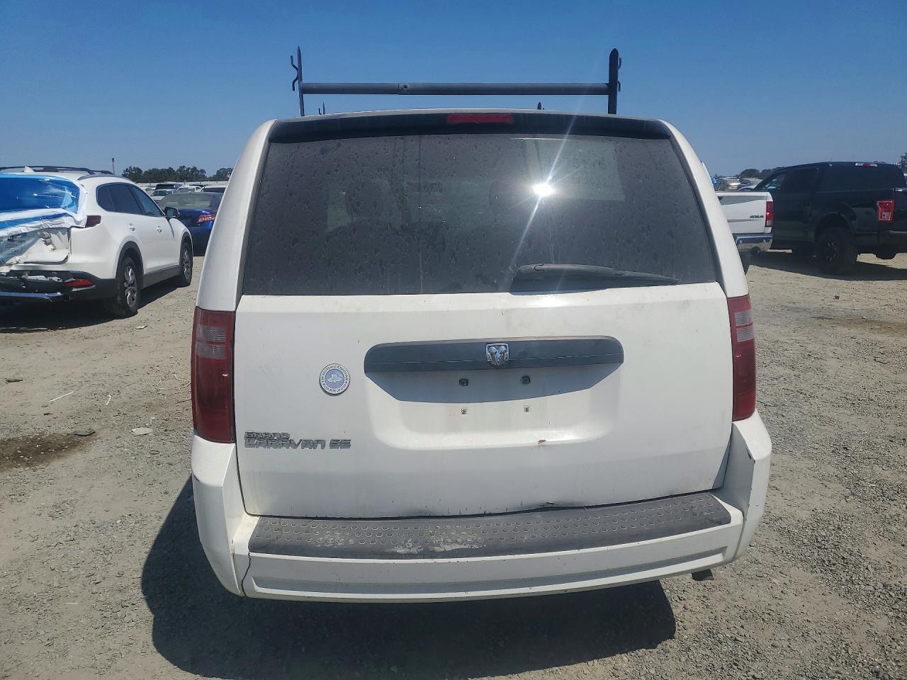 2008 Dodge Grand Caravan Se White vin: 2D8HN44HX8R780958