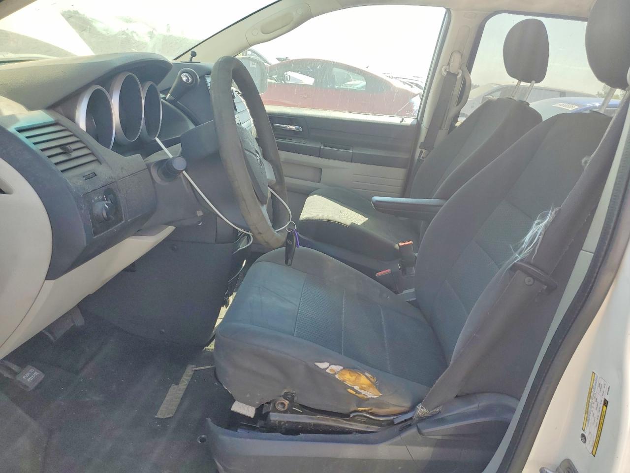 2008 Dodge Grand Caravan Se White vin: 2D8HN44HX8R780958
