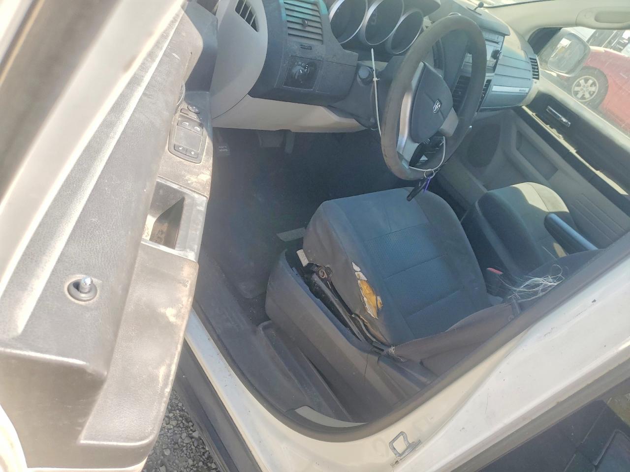 2008 Dodge Grand Caravan Se White vin: 2D8HN44HX8R780958