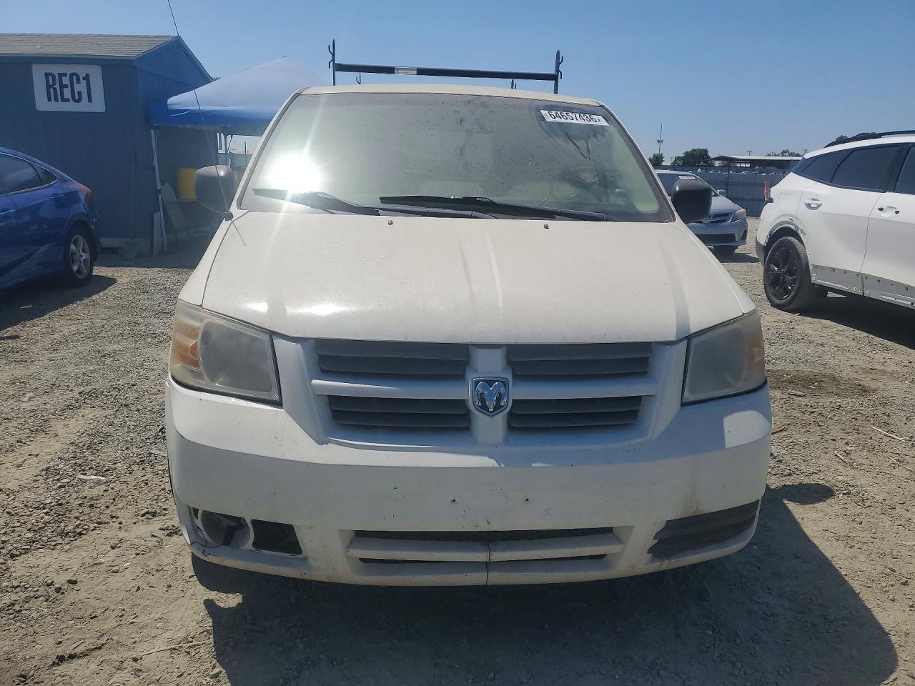 2008 Dodge Grand Caravan Se White vin: 2D8HN44HX8R780958