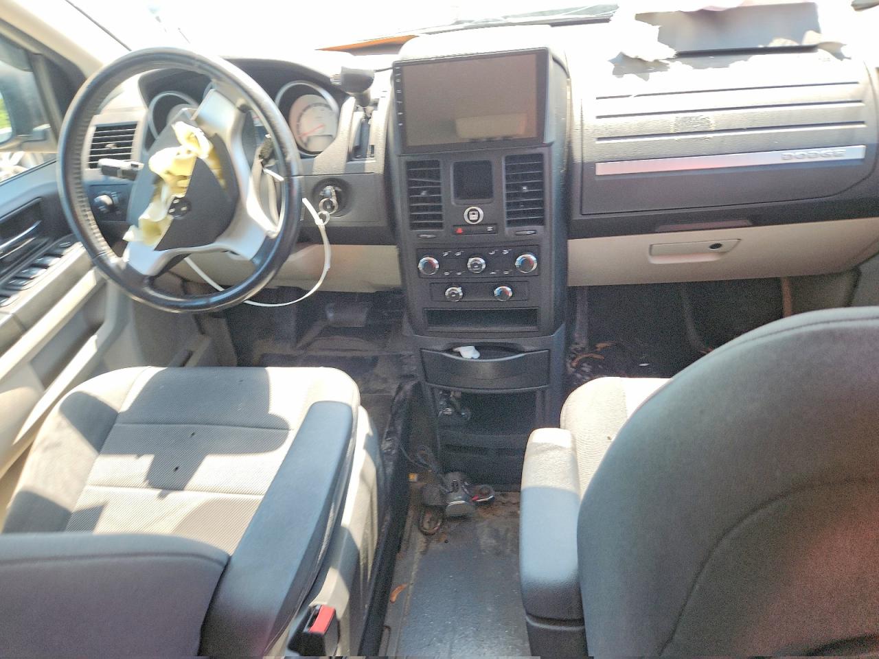 2008 Dodge Grand Caravan Sxt Beige vin: 2D8HN44P38R679901