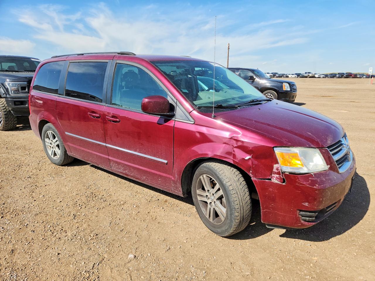 2009 Dodge Grand Caravan Se Burgundy vin: 2D8HN44X69R507198