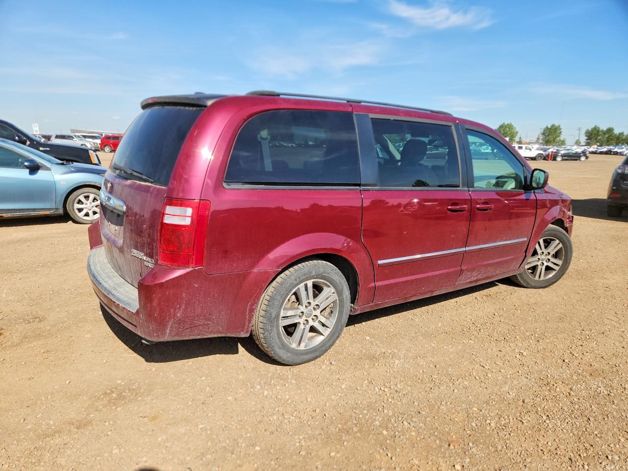 2009 Dodge Grand Caravan Se Burgundy vin: 2D8HN44X69R507198