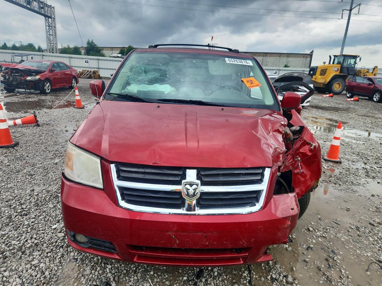 2009 Dodge Grand Caravan Sxt Красный vin: 2D8HN54109R655767
