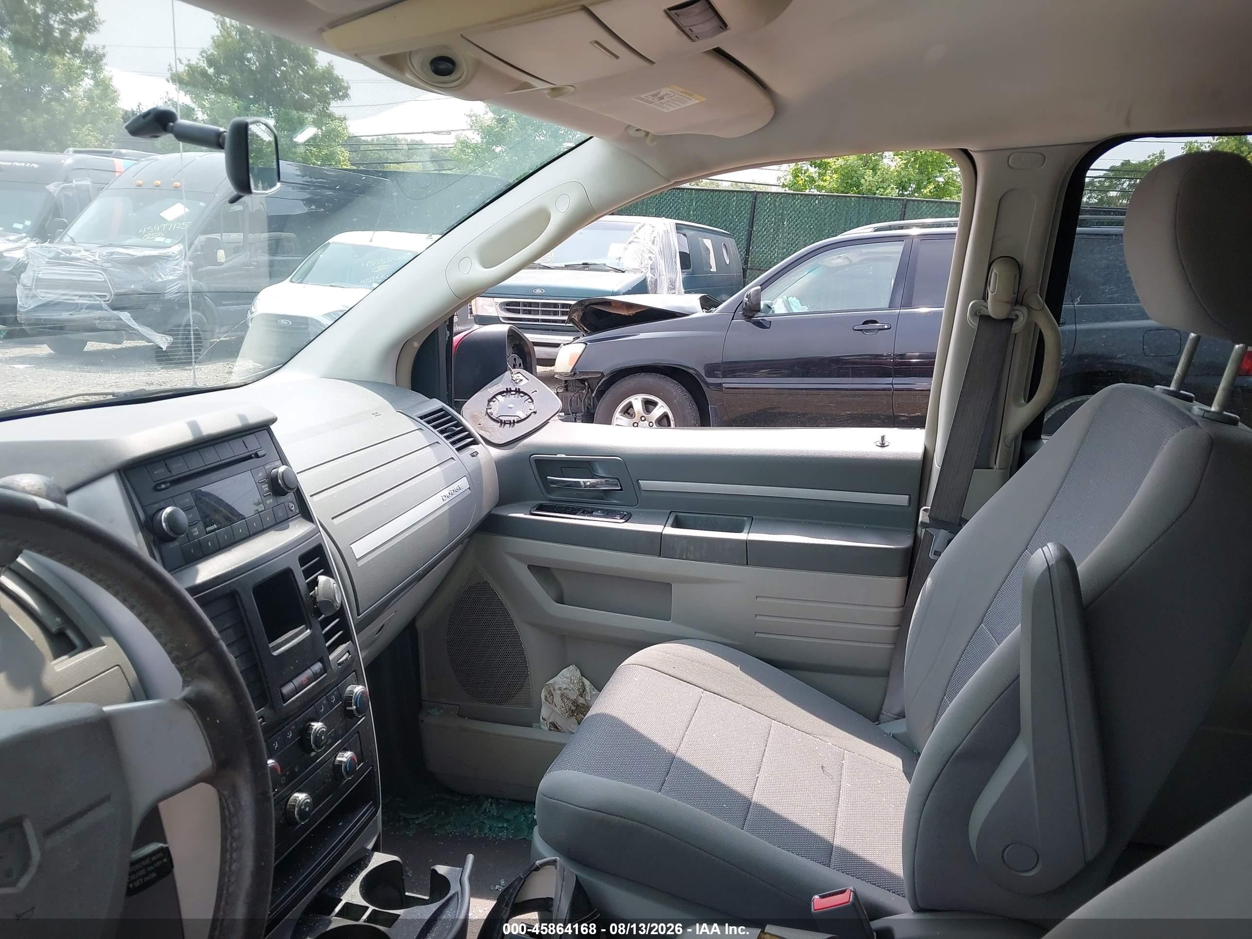 2009 Dodge Grand Caravan Sxt Burgundy vin: 2D8HN54119R564703