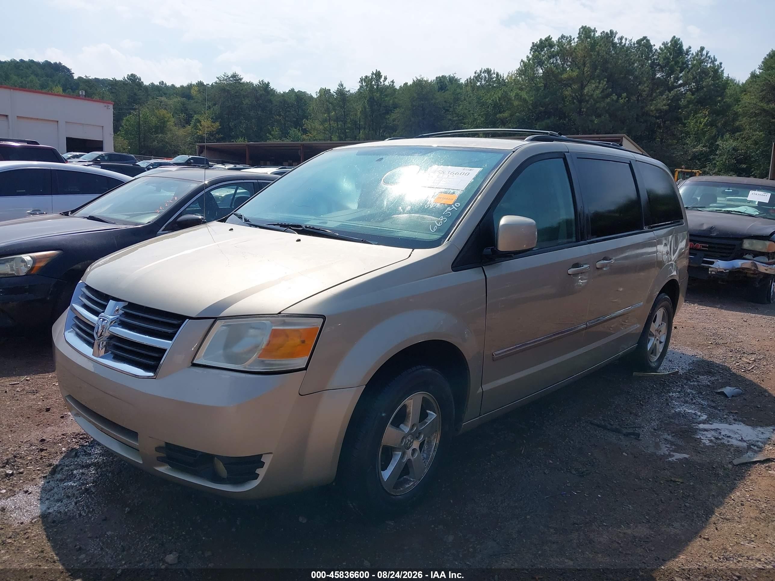 2009 Dodge Grand Caravan Sxt Gold vin: 2D8HN54119R663540