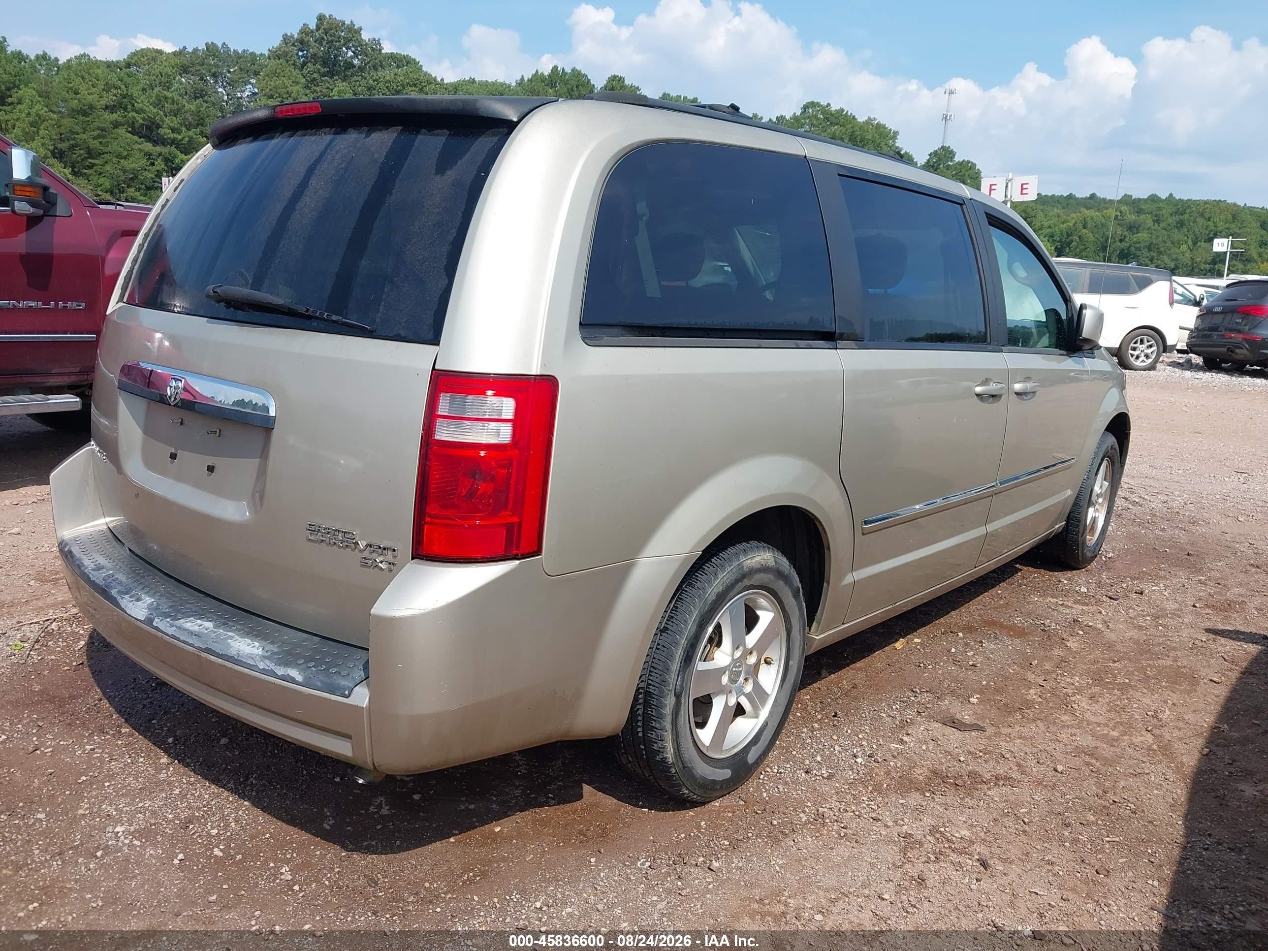 2009 Dodge Grand Caravan Sxt Gold vin: 2D8HN54119R663540
