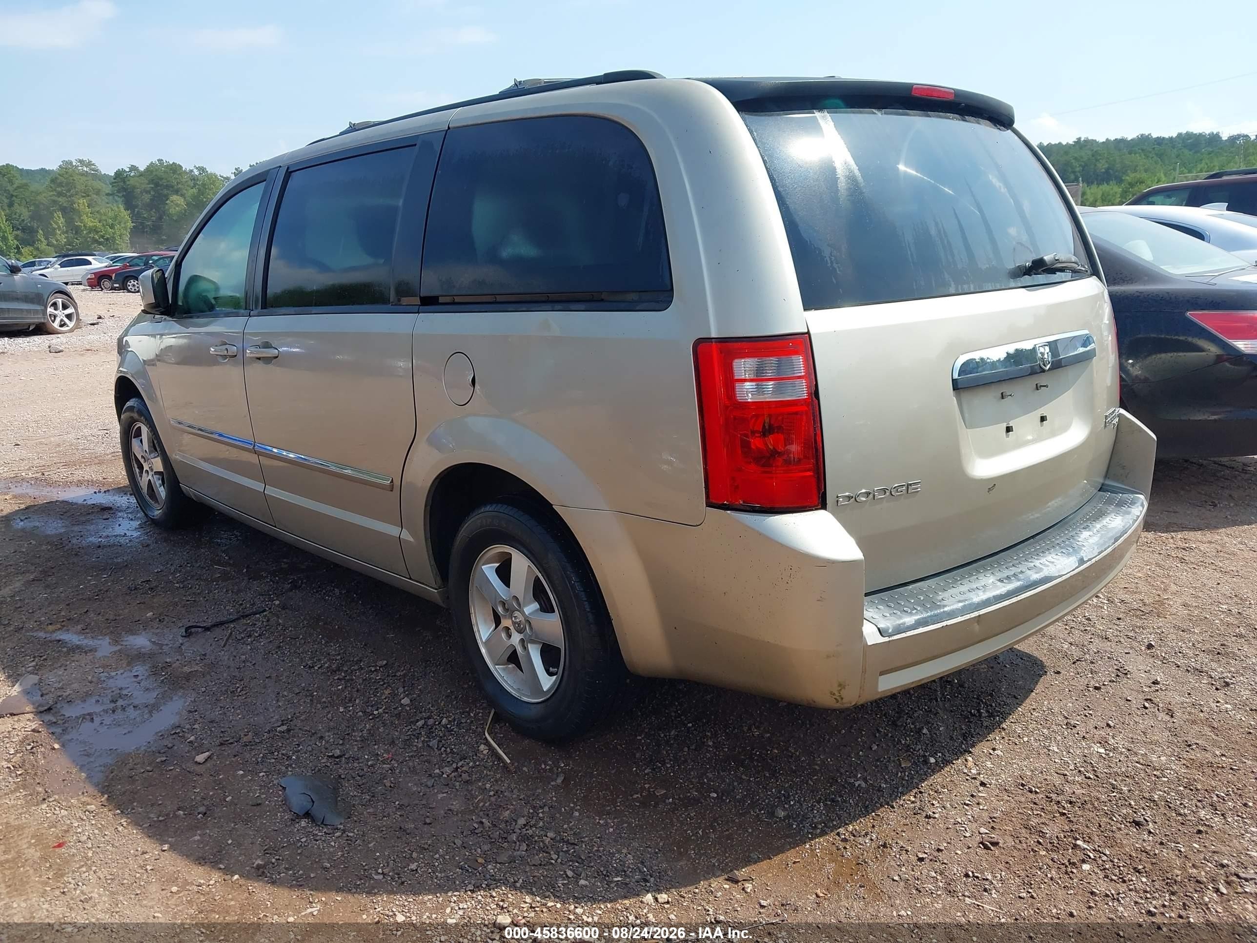 2009 Dodge Grand Caravan Sxt Gold vin: 2D8HN54119R663540