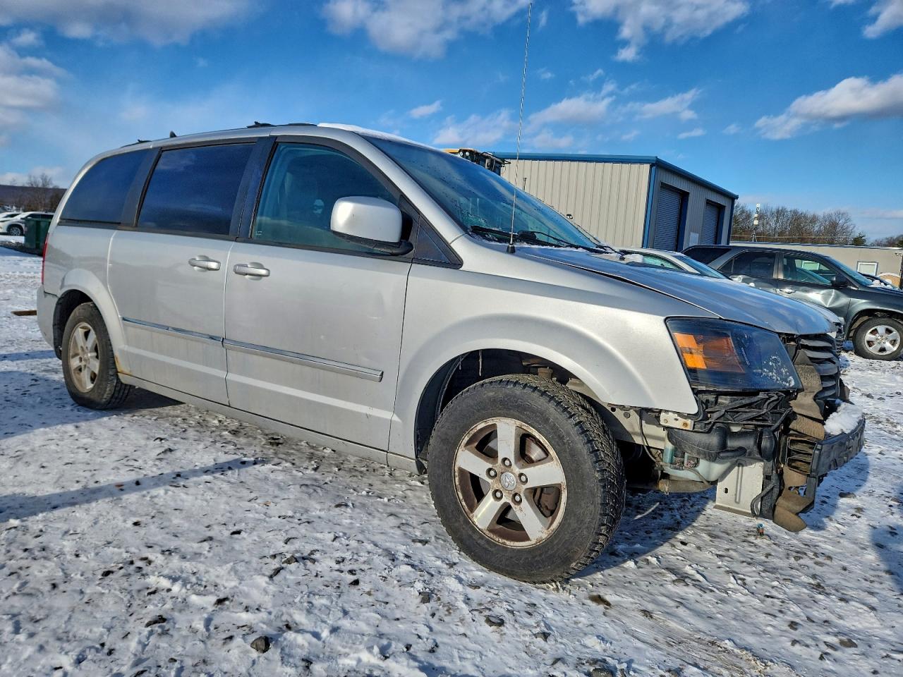 2009 Dodge Grand Caravan Sxt Silver vin: 2D8HN54129R653616