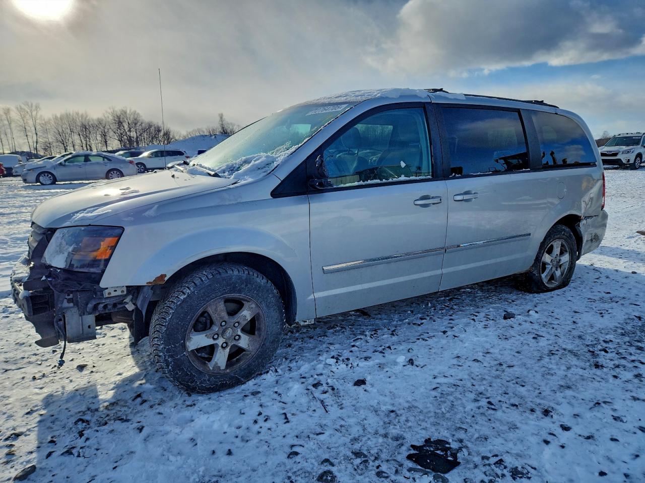 2009 Dodge Grand Caravan Sxt Silver vin: 2D8HN54129R653616