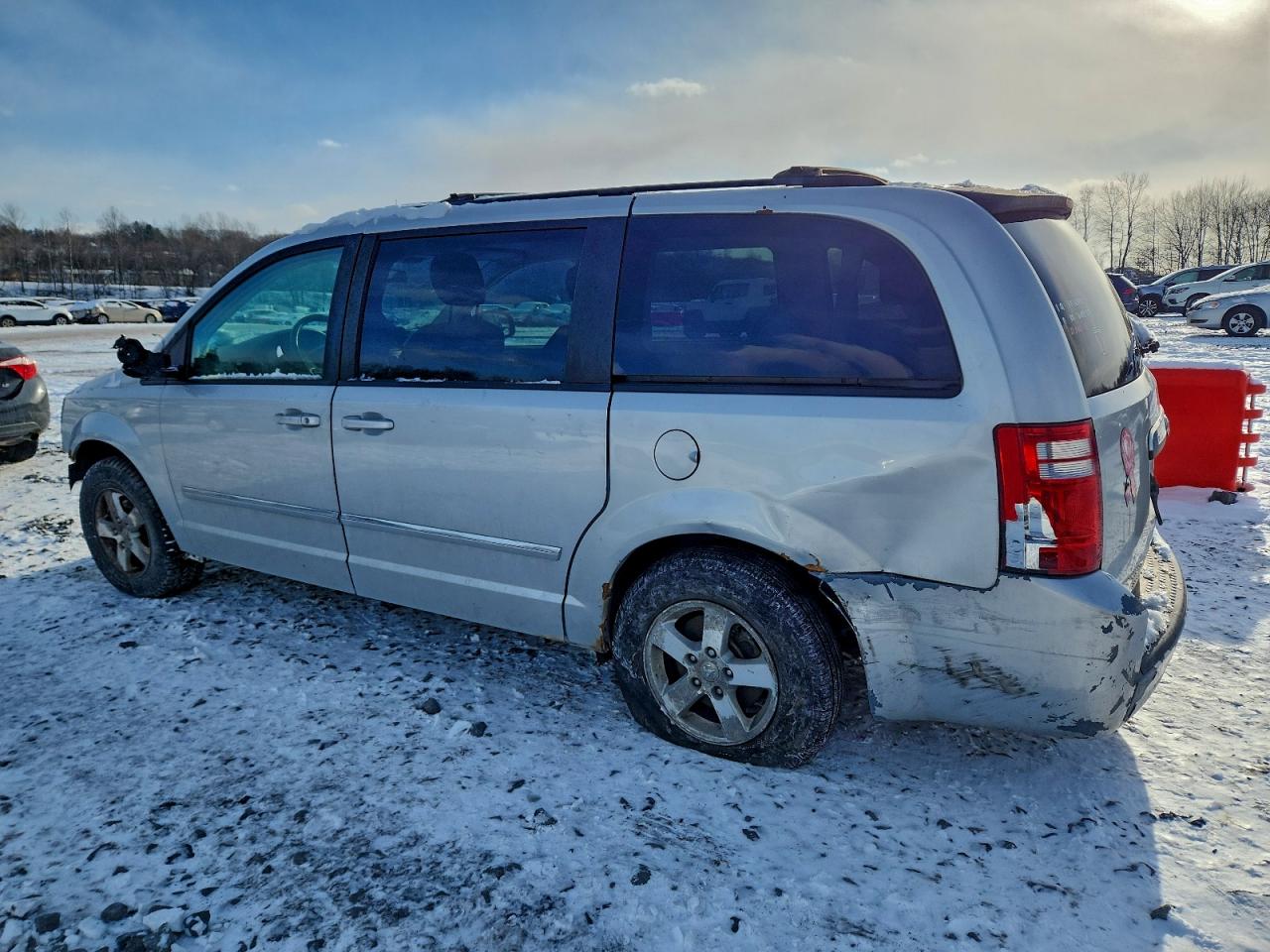 2009 Dodge Grand Caravan Sxt Silver vin: 2D8HN54129R653616