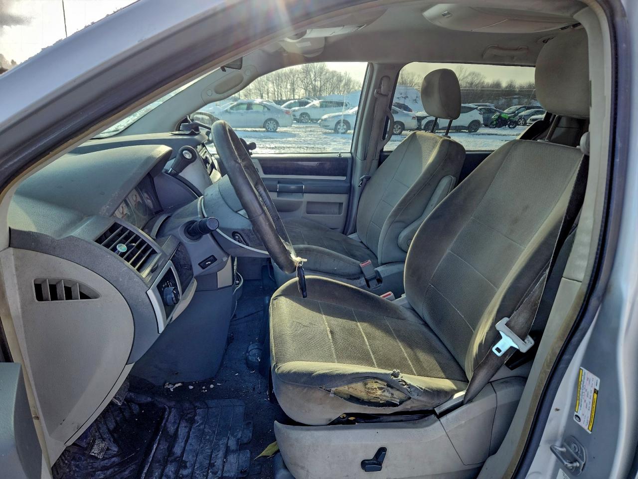 2009 Dodge Grand Caravan Sxt Silver vin: 2D8HN54129R653616