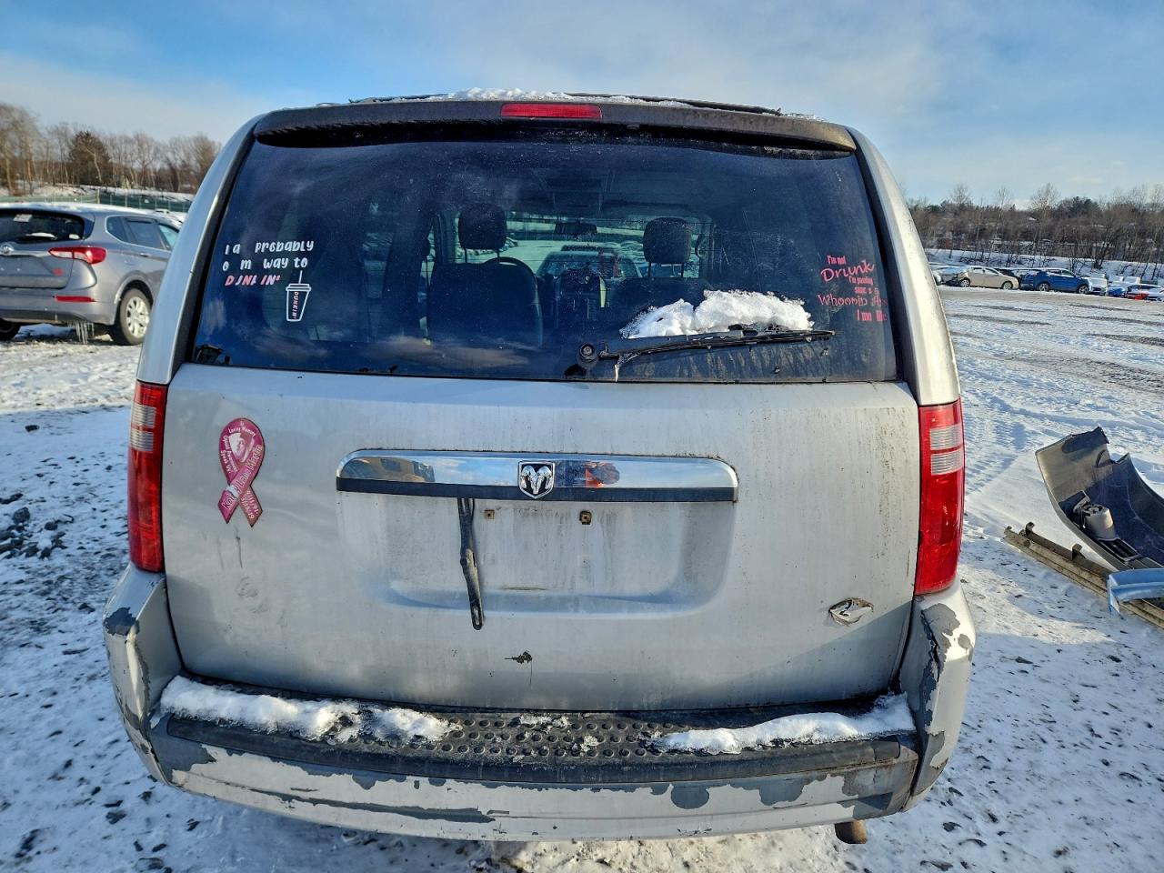 2009 Dodge Grand Caravan Sxt Silver vin: 2D8HN54129R653616