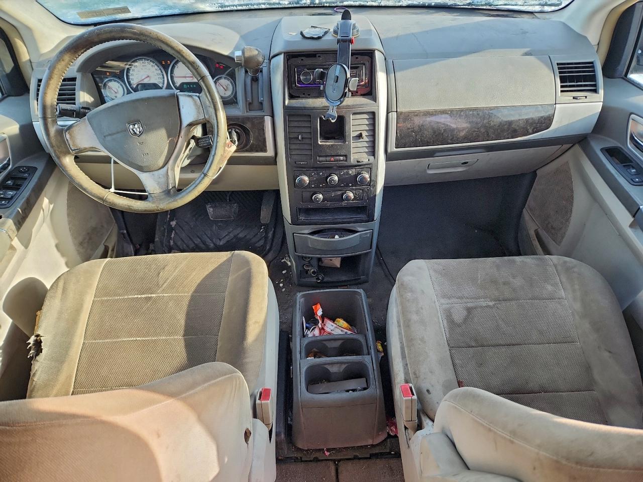 2009 Dodge Grand Caravan Sxt Silver vin: 2D8HN54129R653616
