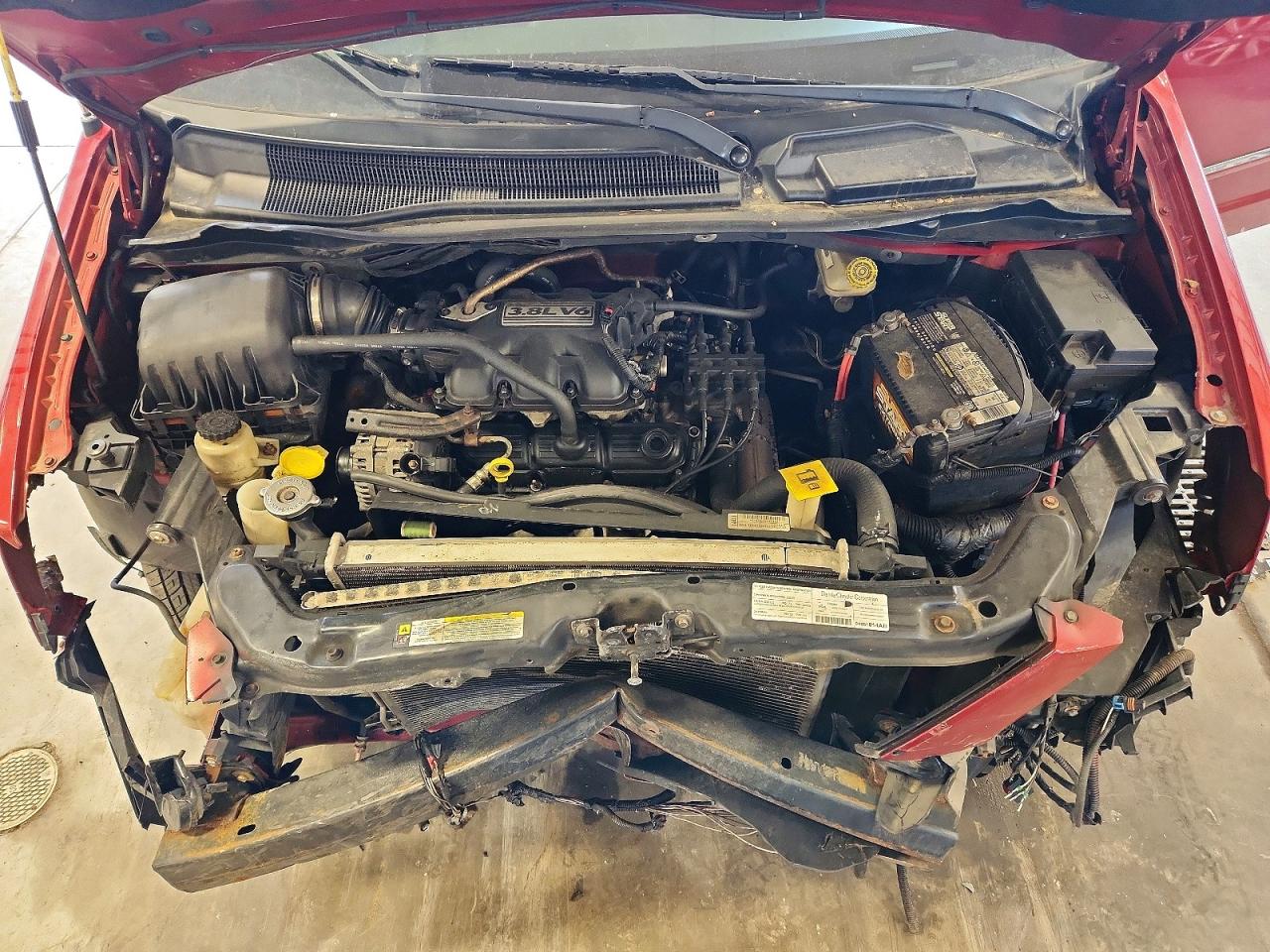 2009 Dodge Grand Caravan Sxt Red vin: 2D8HN54139R581423