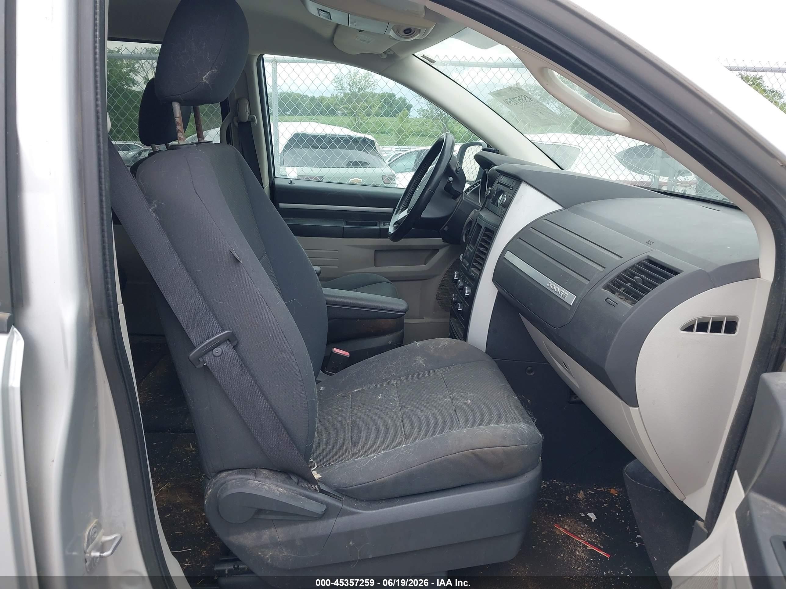 2009 Dodge Grand Caravan Sxt Gray vin: 2D8HN54139R611780