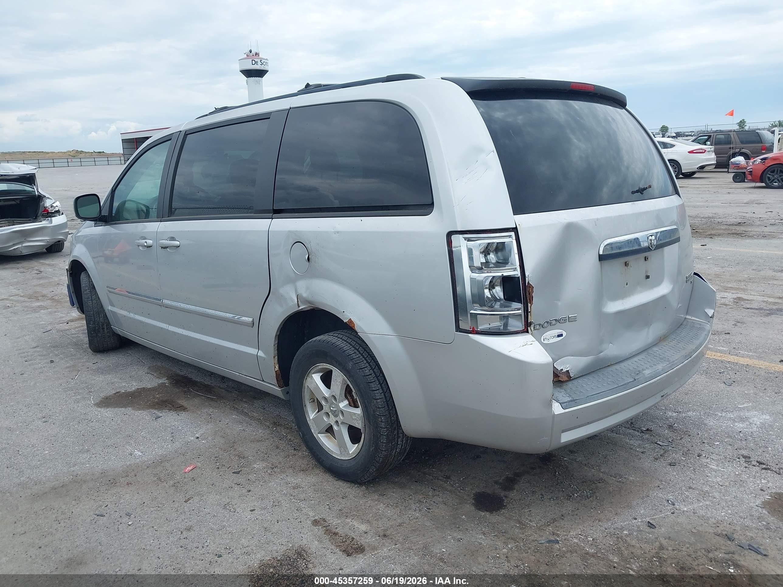 2009 Dodge Grand Caravan Sxt Gray vin: 2D8HN54139R611780