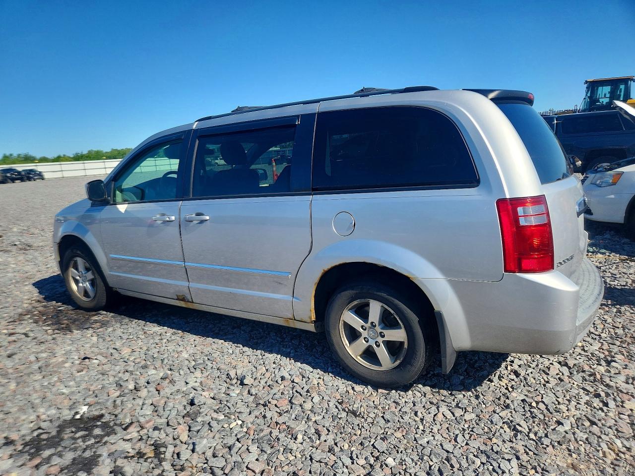 2009 Dodge Grand Caravan Sxt Silver vin: 2D8HN54149R585643