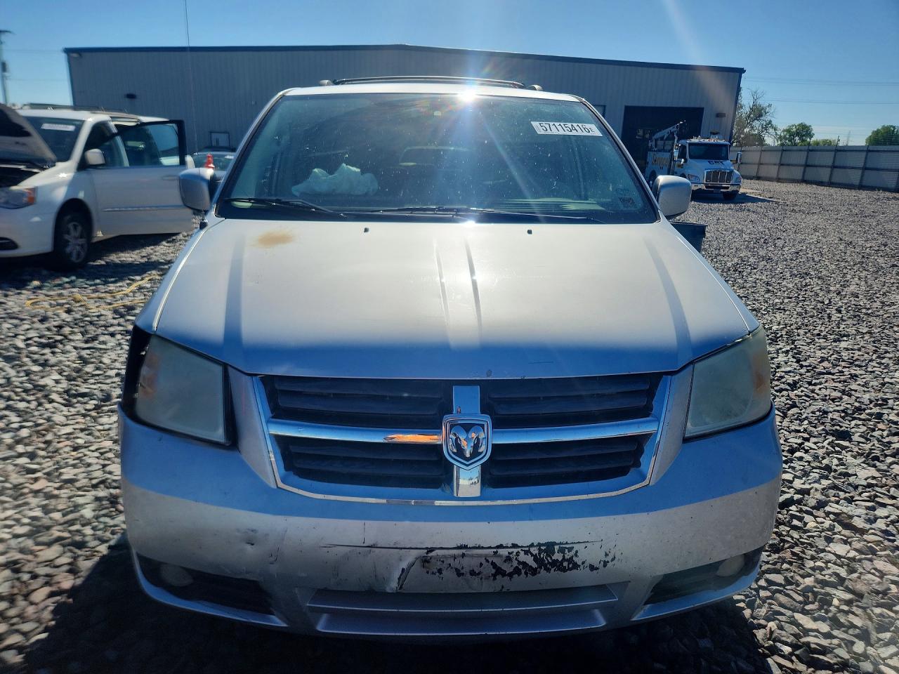 2009 Dodge Grand Caravan Sxt Silver vin: 2D8HN54149R585643