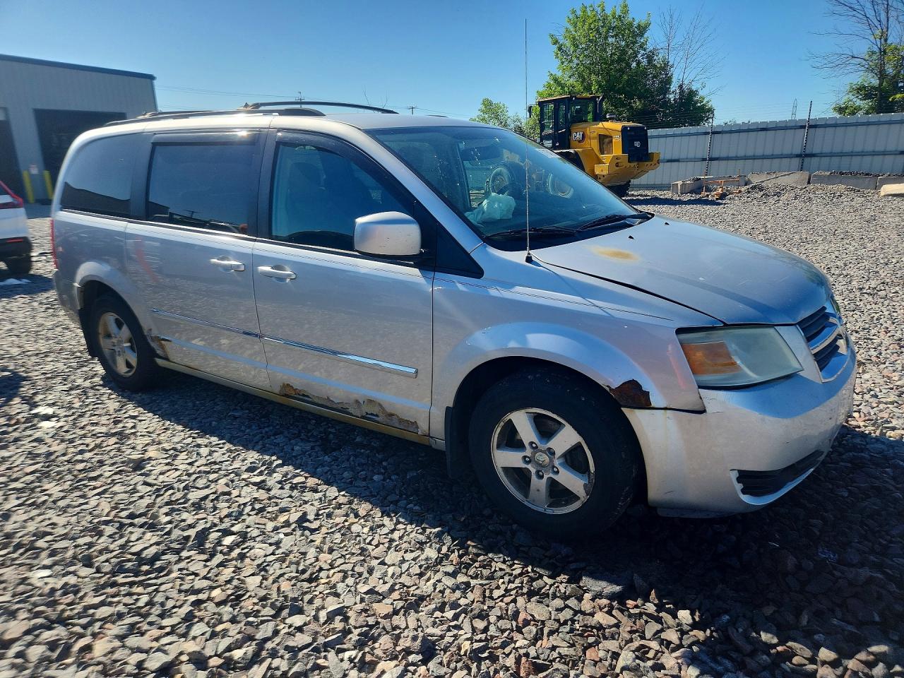 2009 Dodge Grand Caravan Sxt Silver vin: 2D8HN54149R585643