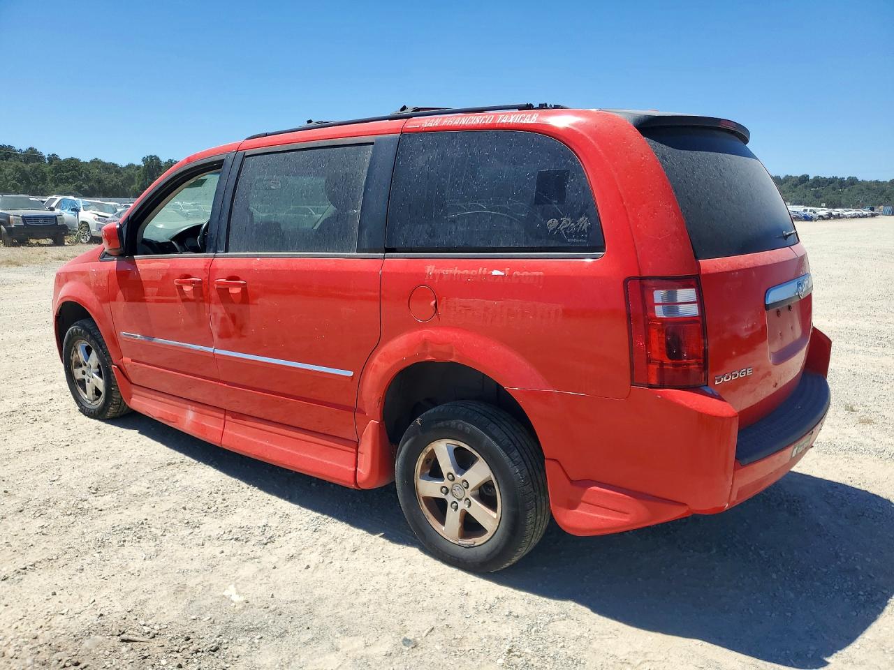 2009 Dodge Grand Caravan Sxt Red vin: 2D8HN54159R662276