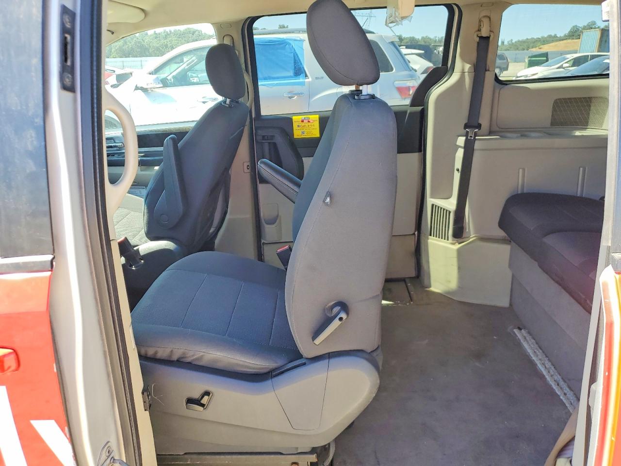 2009 Dodge Grand Caravan Sxt Red vin: 2D8HN54159R662276