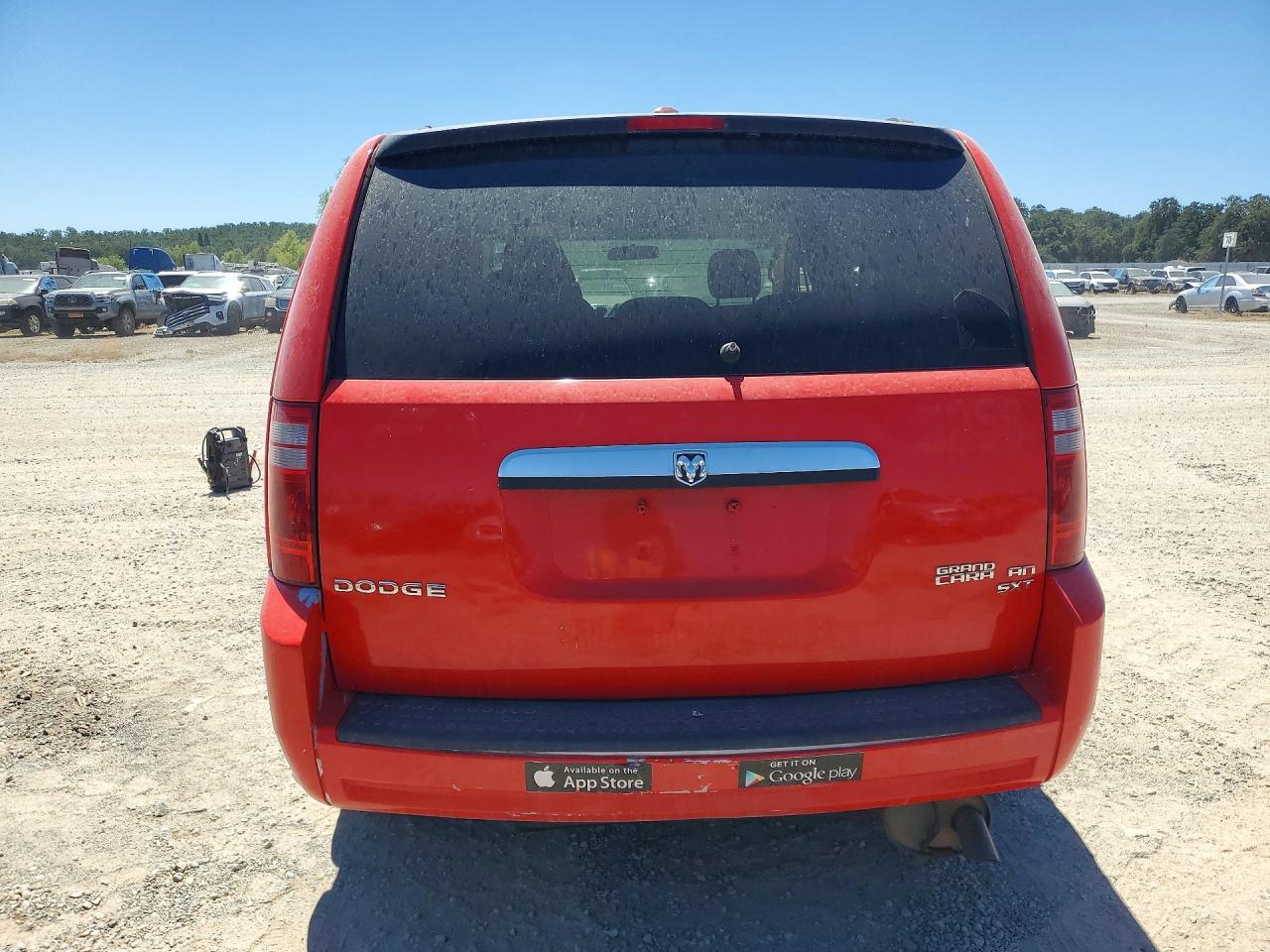 2009 Dodge Grand Caravan Sxt Red vin: 2D8HN54159R662276