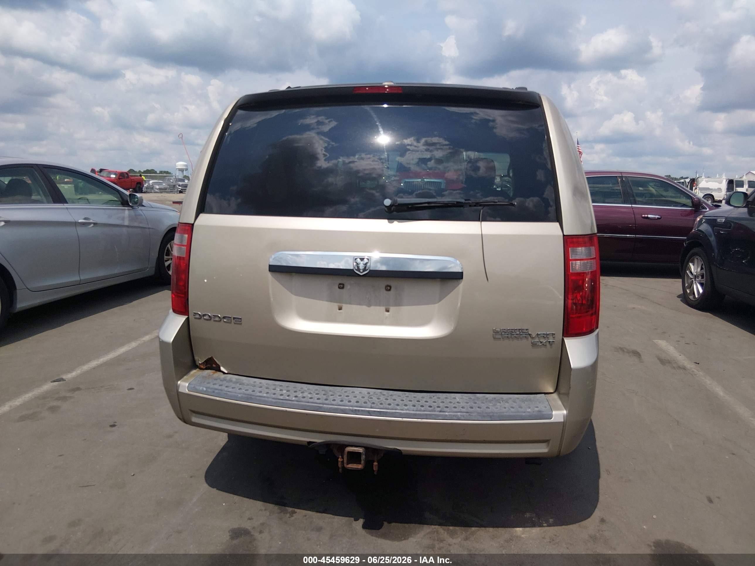 2009 Dodge Grand Caravan Sxt Tan vin: 2D8HN54169R512404