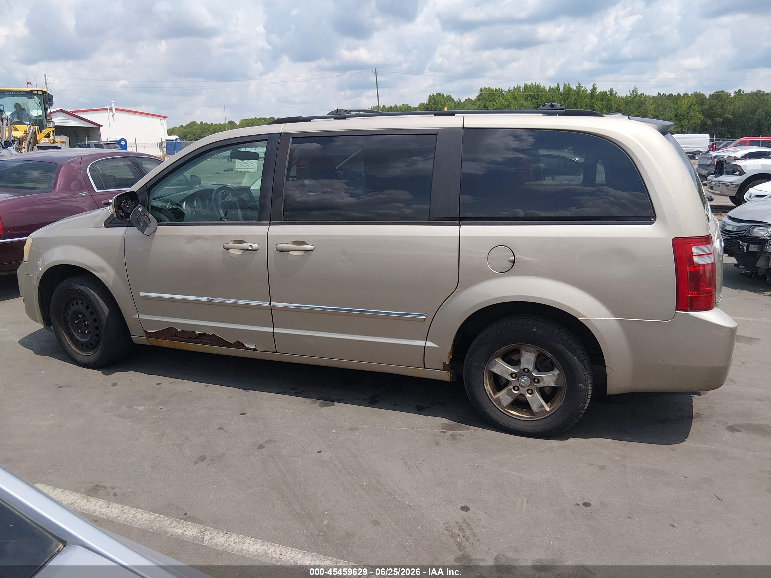 2009 Dodge Grand Caravan Sxt Tan vin: 2D8HN54169R512404