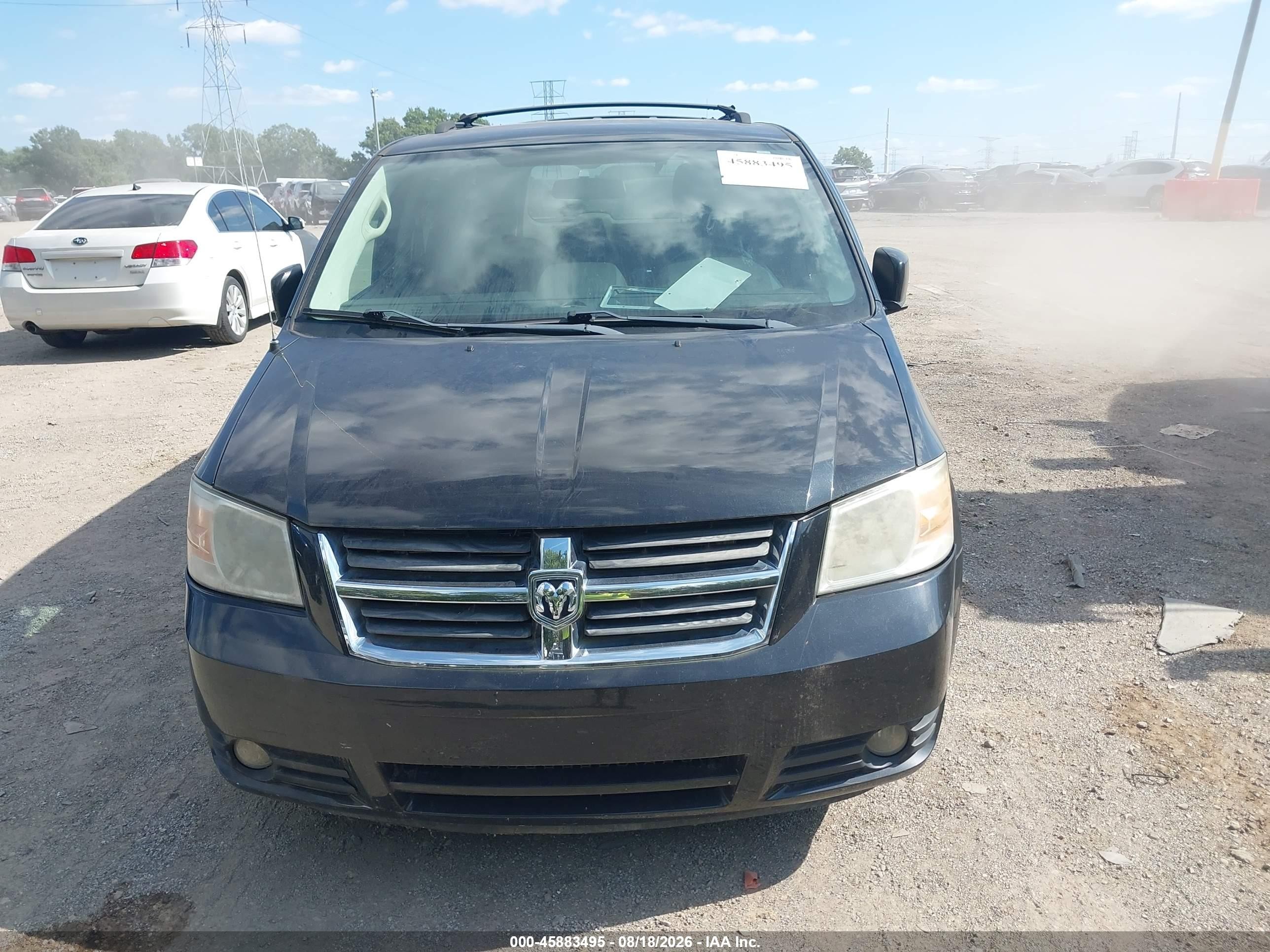 2009 Dodge Grand Caravan Sxt Gray vin: 2D8HN54169R576832