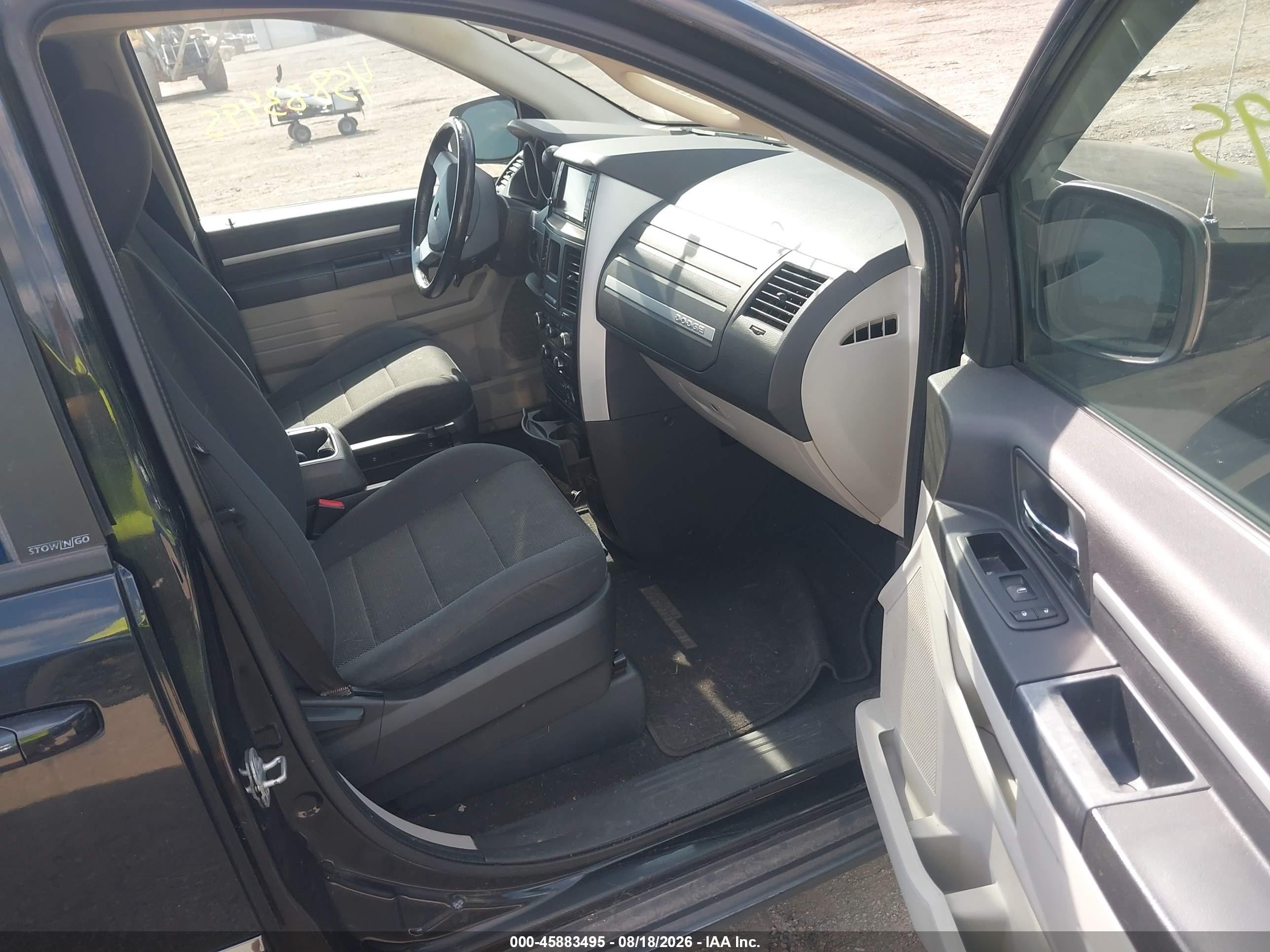 2009 Dodge Grand Caravan Sxt Gray vin: 2D8HN54169R576832