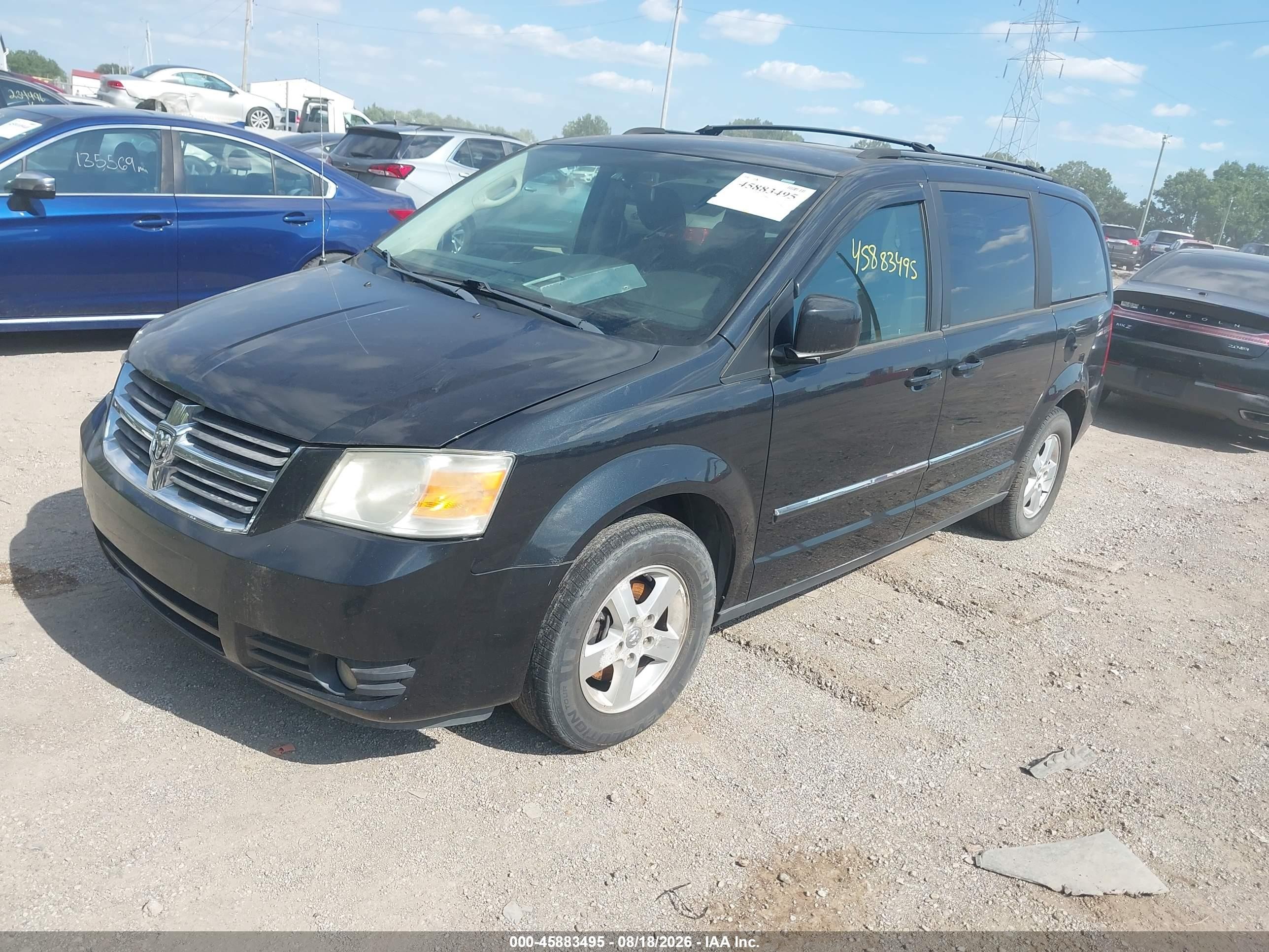 2009 Dodge Grand Caravan Sxt Gray vin: 2D8HN54169R576832
