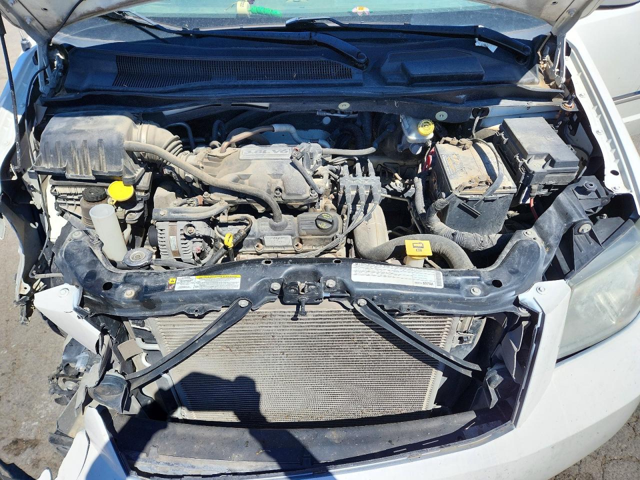 2009 Dodge Grand Caravan Sxt White vin: 2D8HN54169R630856