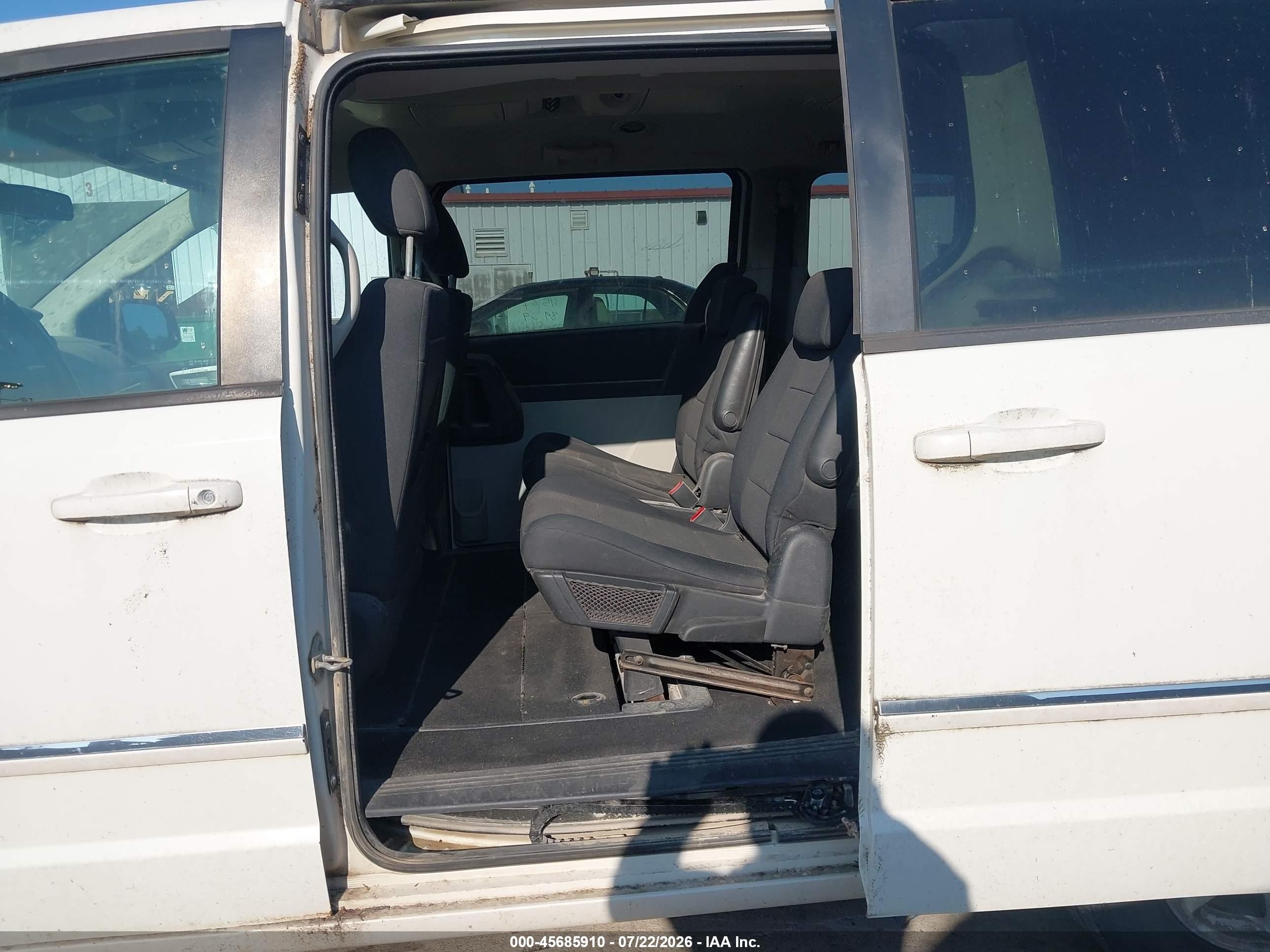 2009 Dodge Grand Caravan Sxt White vin: 2D8HN54179R662022