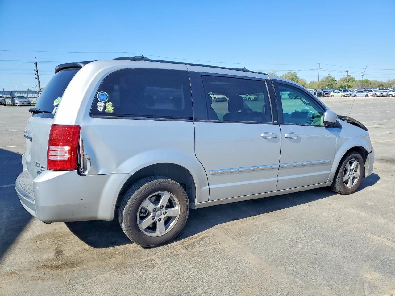 2009 Dodge Grand Caravan Sxt Silver vin: 2D8HN54179R685493