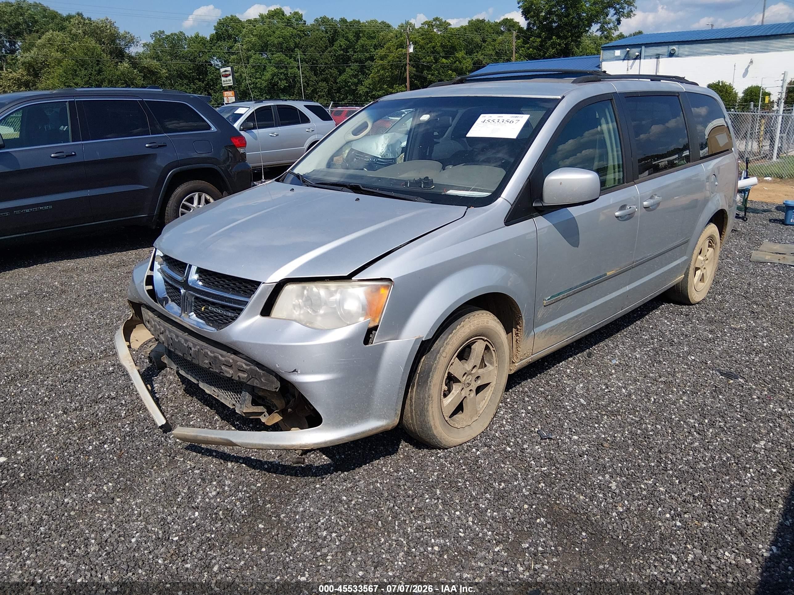 2009 Dodge Grand Caravan Sxt Silver vin: 2D8HN54189R572538