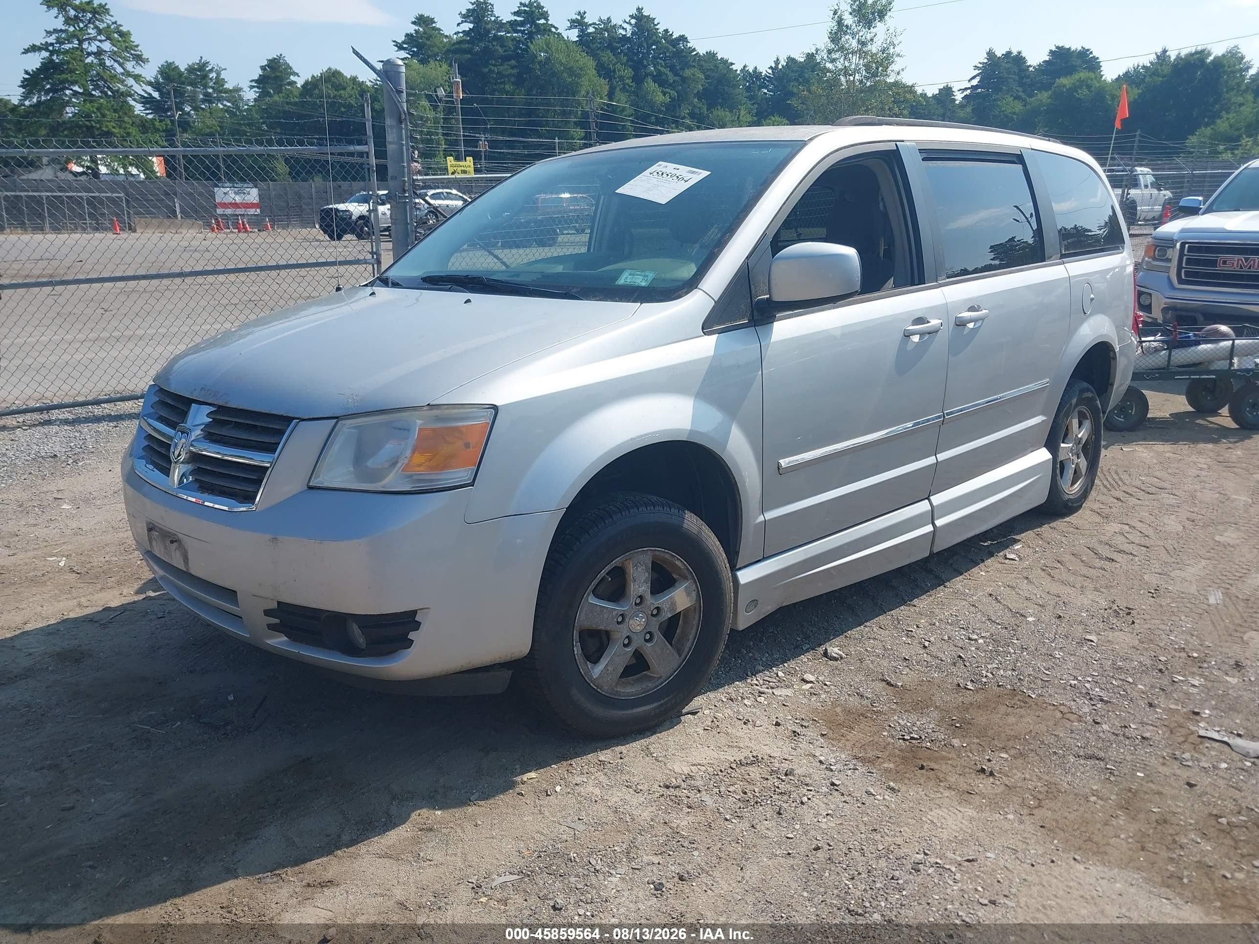 2009 Dodge Grand Caravan Sxt Silver vin: 2D8HN54199R564559