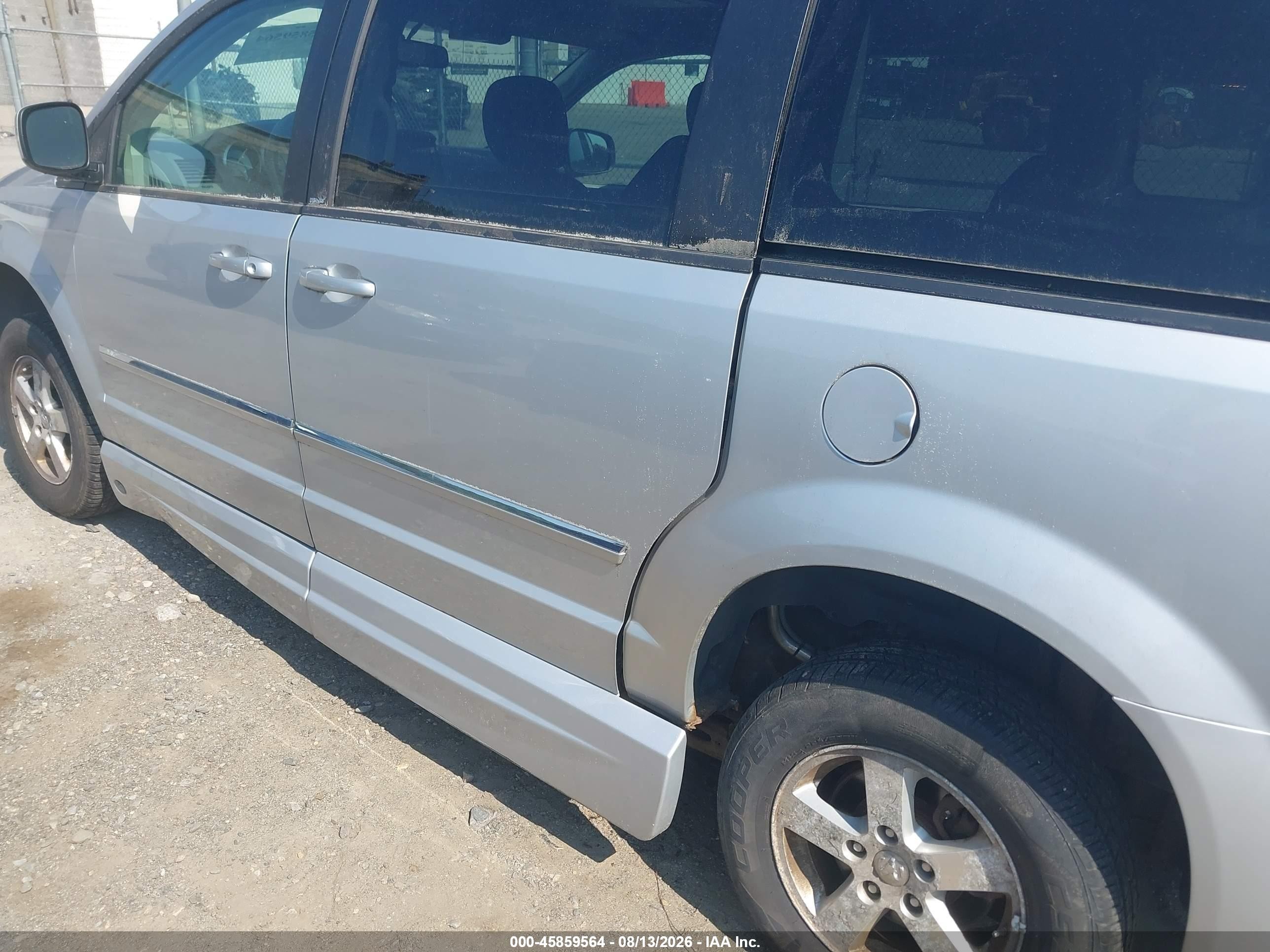 2009 Dodge Grand Caravan Sxt Silver vin: 2D8HN54199R564559