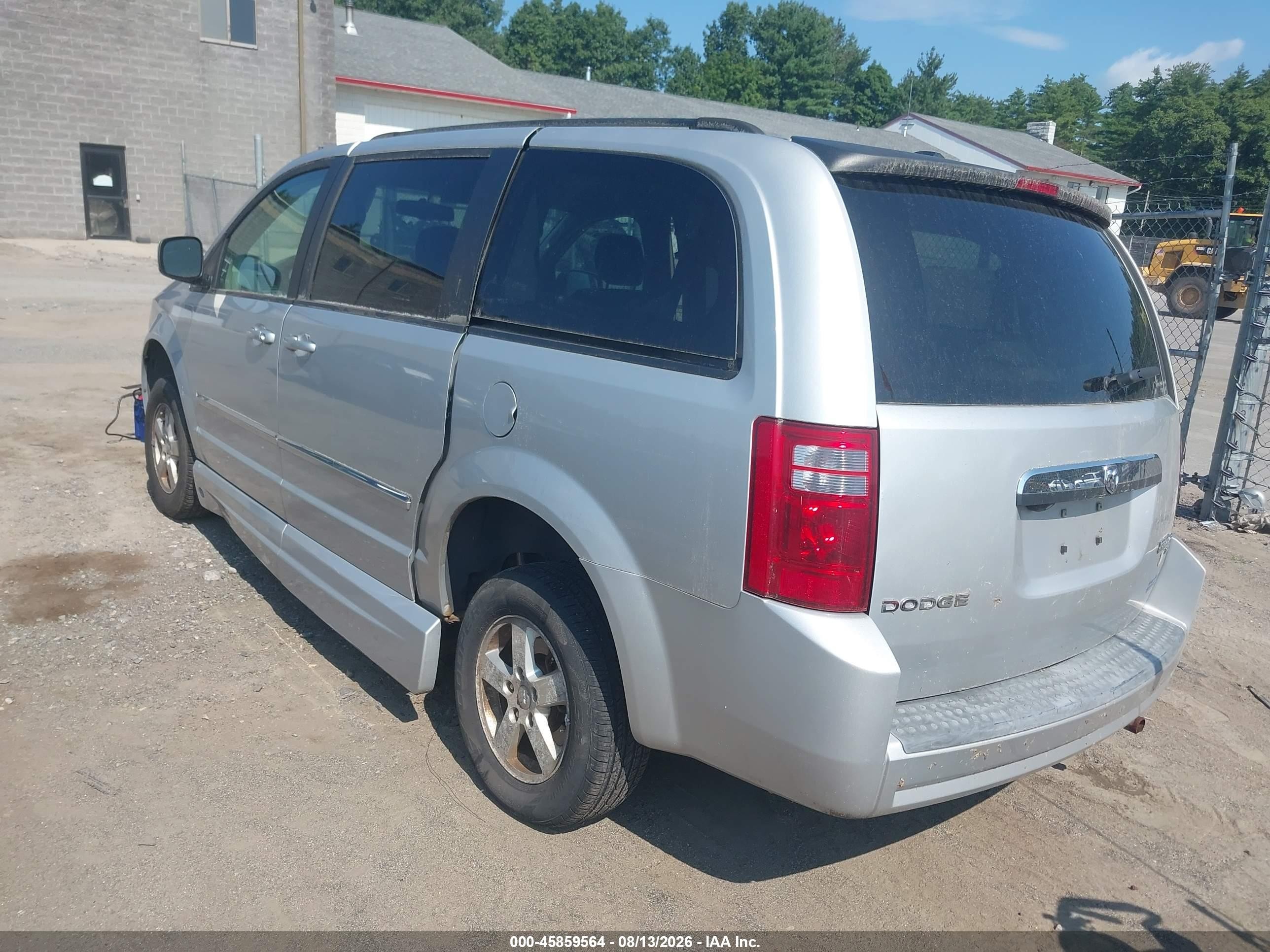 2009 Dodge Grand Caravan Sxt Silver vin: 2D8HN54199R564559