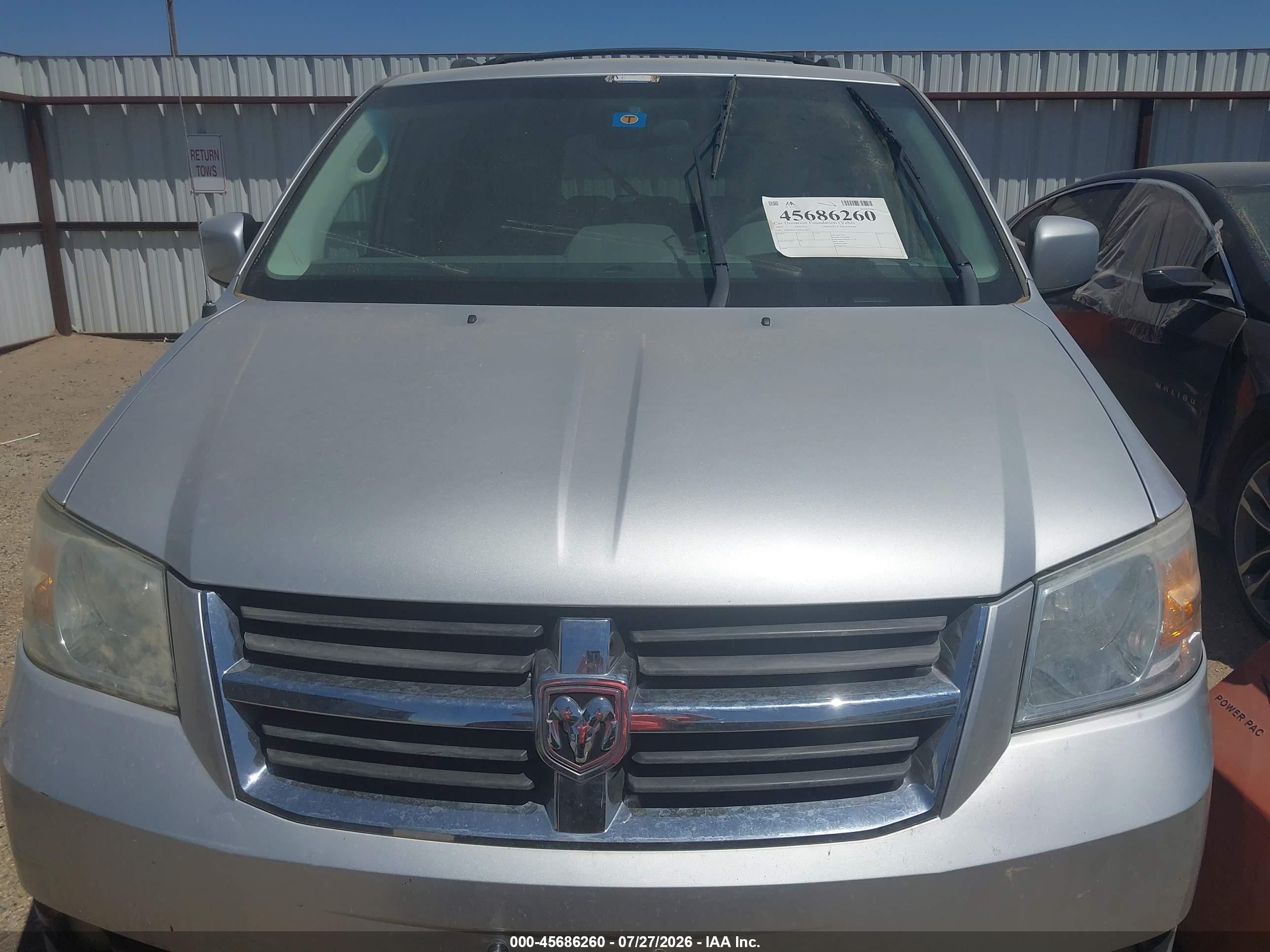 2009 Dodge Grand Caravan Sxt Серебряный vin: 2D8HN54199R612867