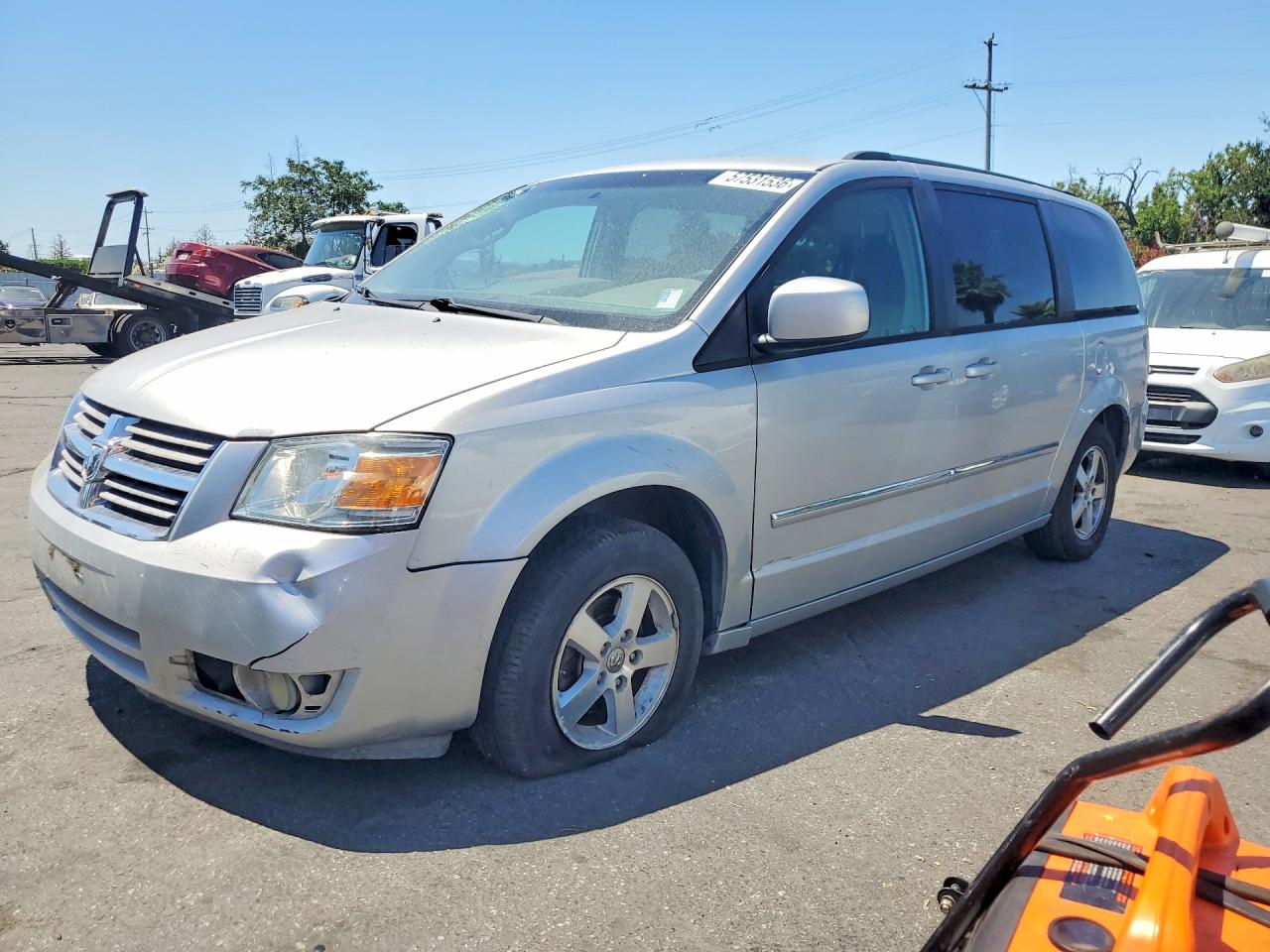2009 Dodge Grand Caravan Sxt Silver vin: 2D8HN541X9R502006