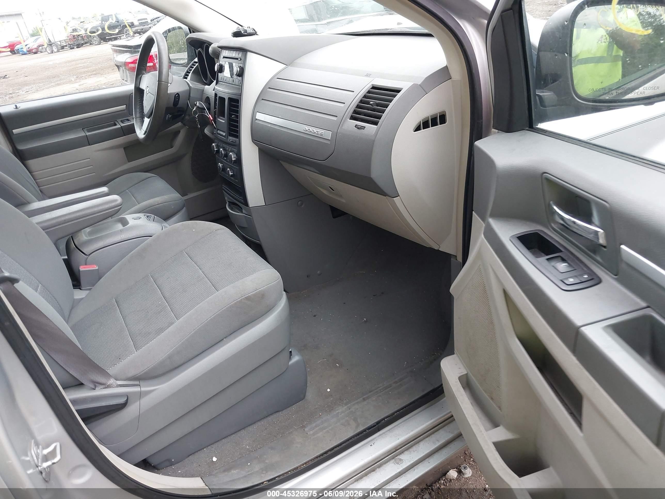 2009 Dodge Grand Caravan Sxt Silver vin: 2D8HN541X9R603918
