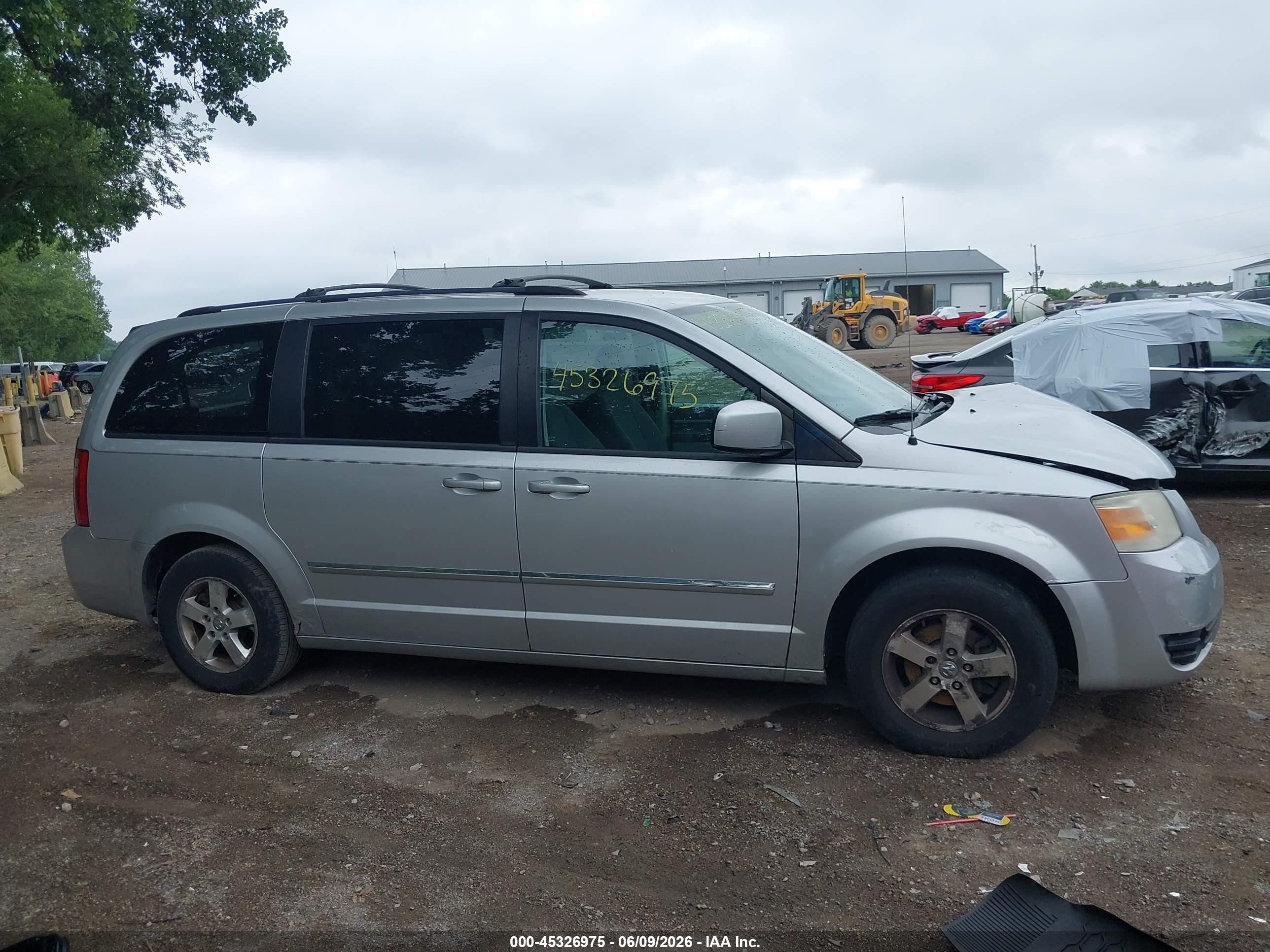 2009 Dodge Grand Caravan Sxt Silver vin: 2D8HN541X9R603918