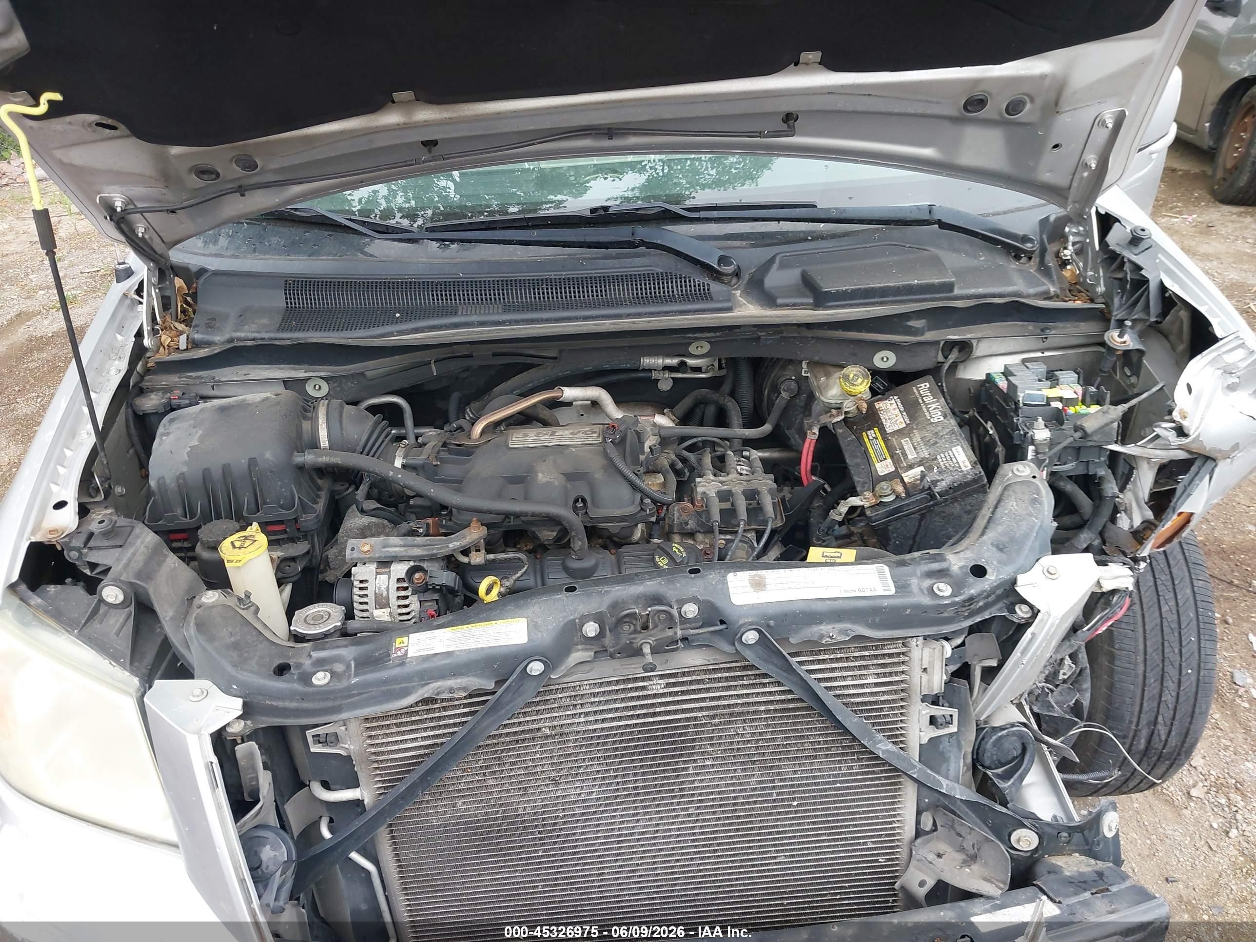2009 Dodge Grand Caravan Sxt Silver vin: 2D8HN541X9R603918